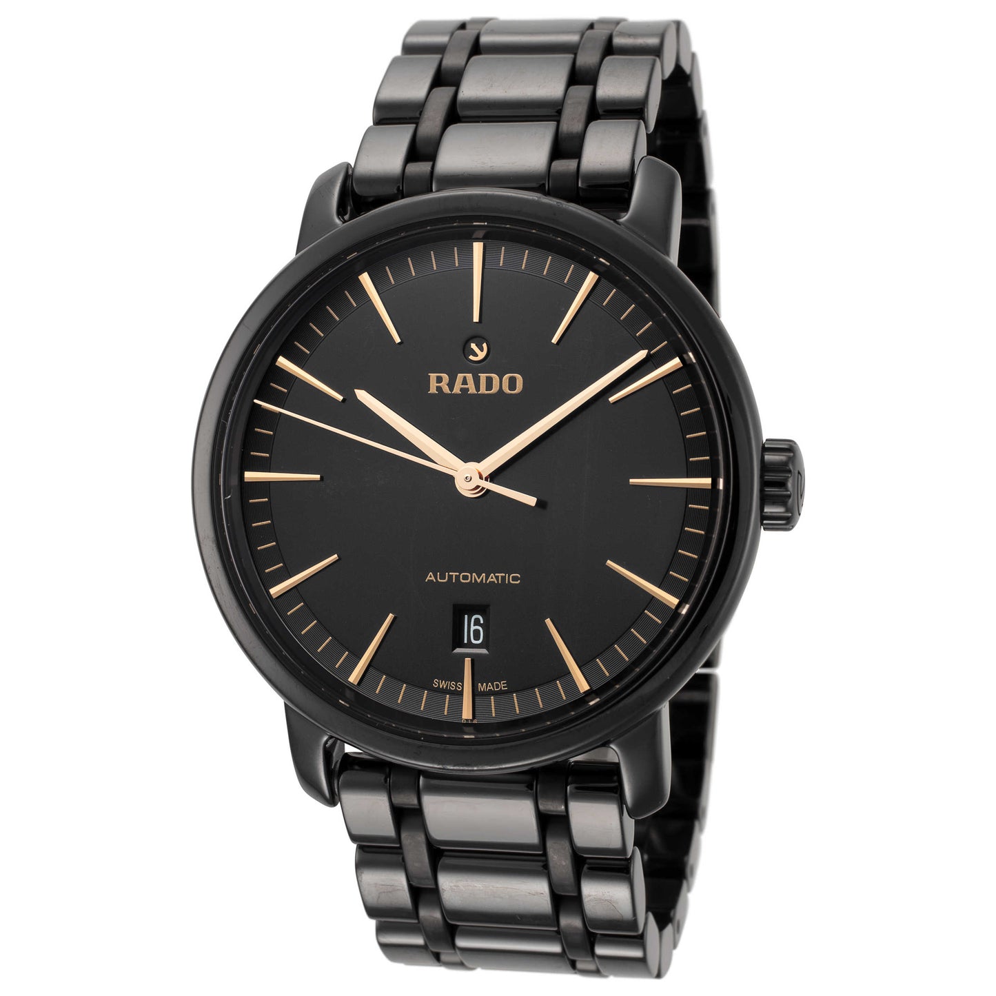 Front view of Rado Diamaster Men's Automatic Watch R14073162
