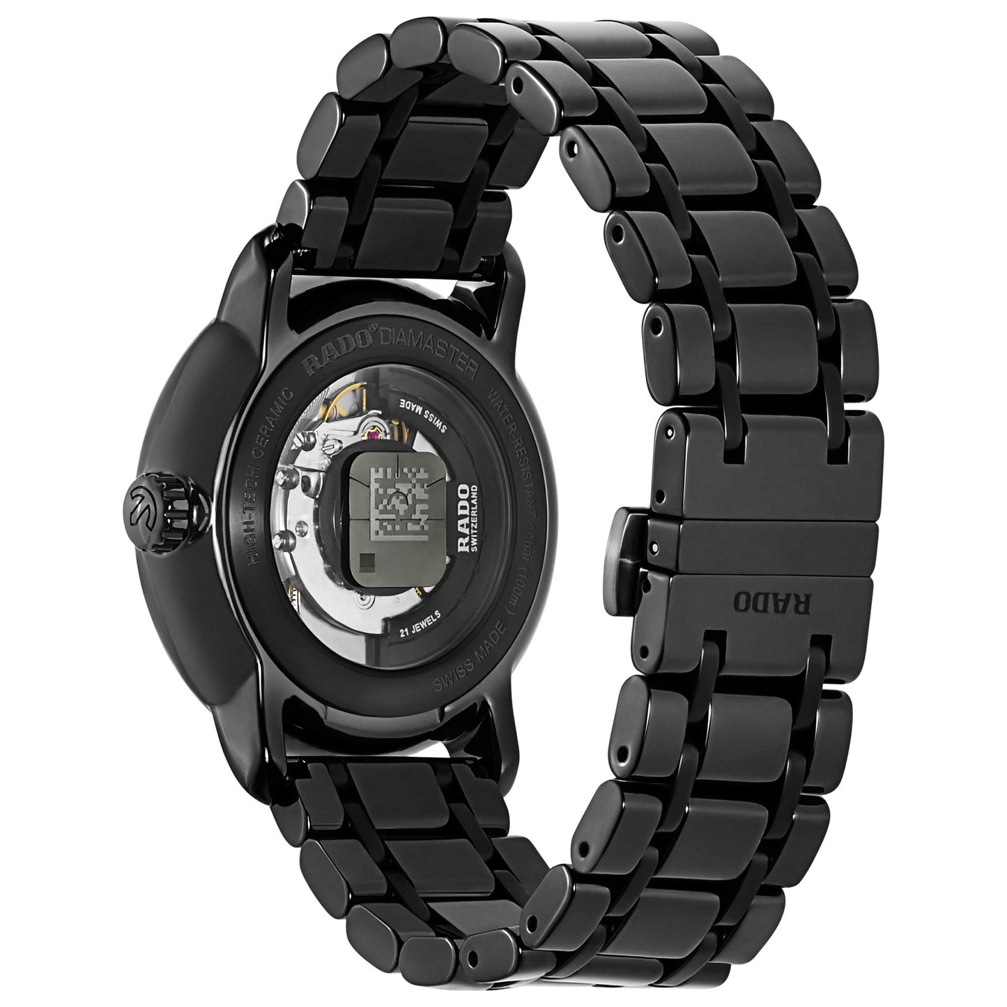 Back view of Rado DiaMaster Men's Automatic Watch R14073182