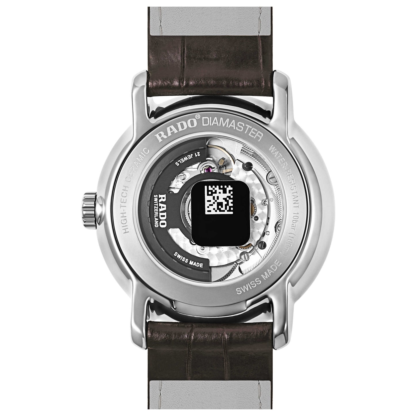 Back view of Rado Diamaster Men's Automatic Watch R14074086