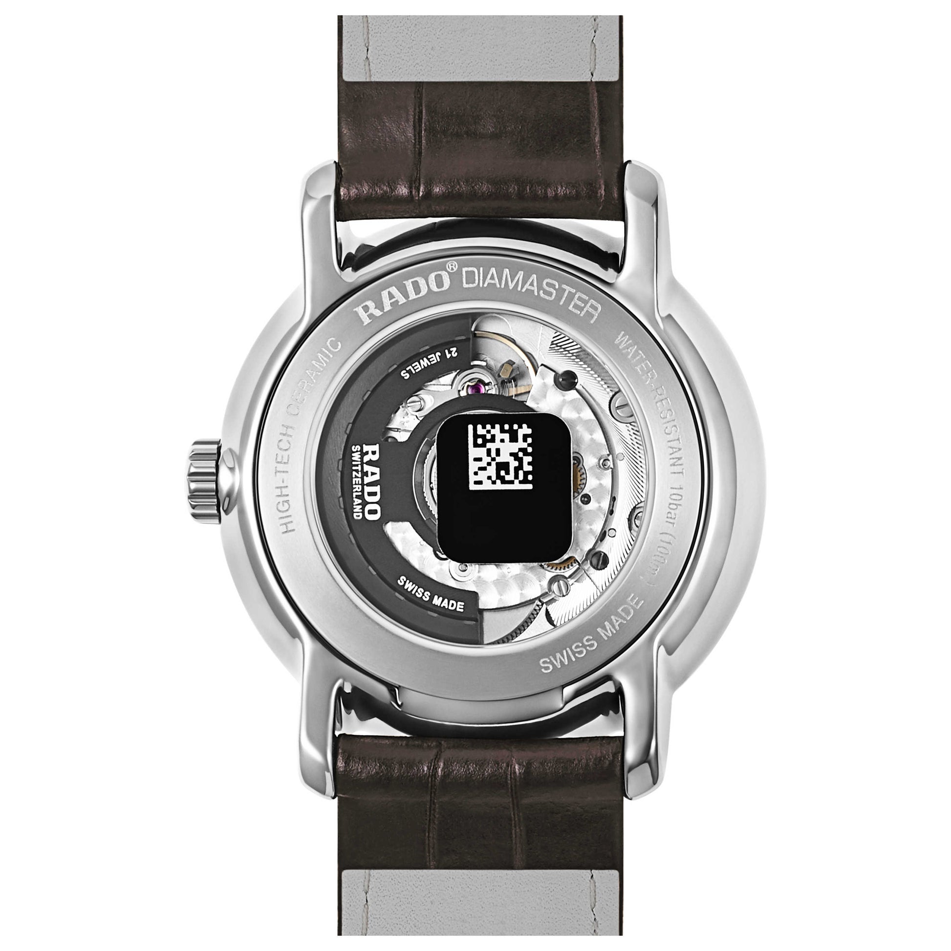 Back view of Rado Diamaster Men's Automatic Watch R14074086
