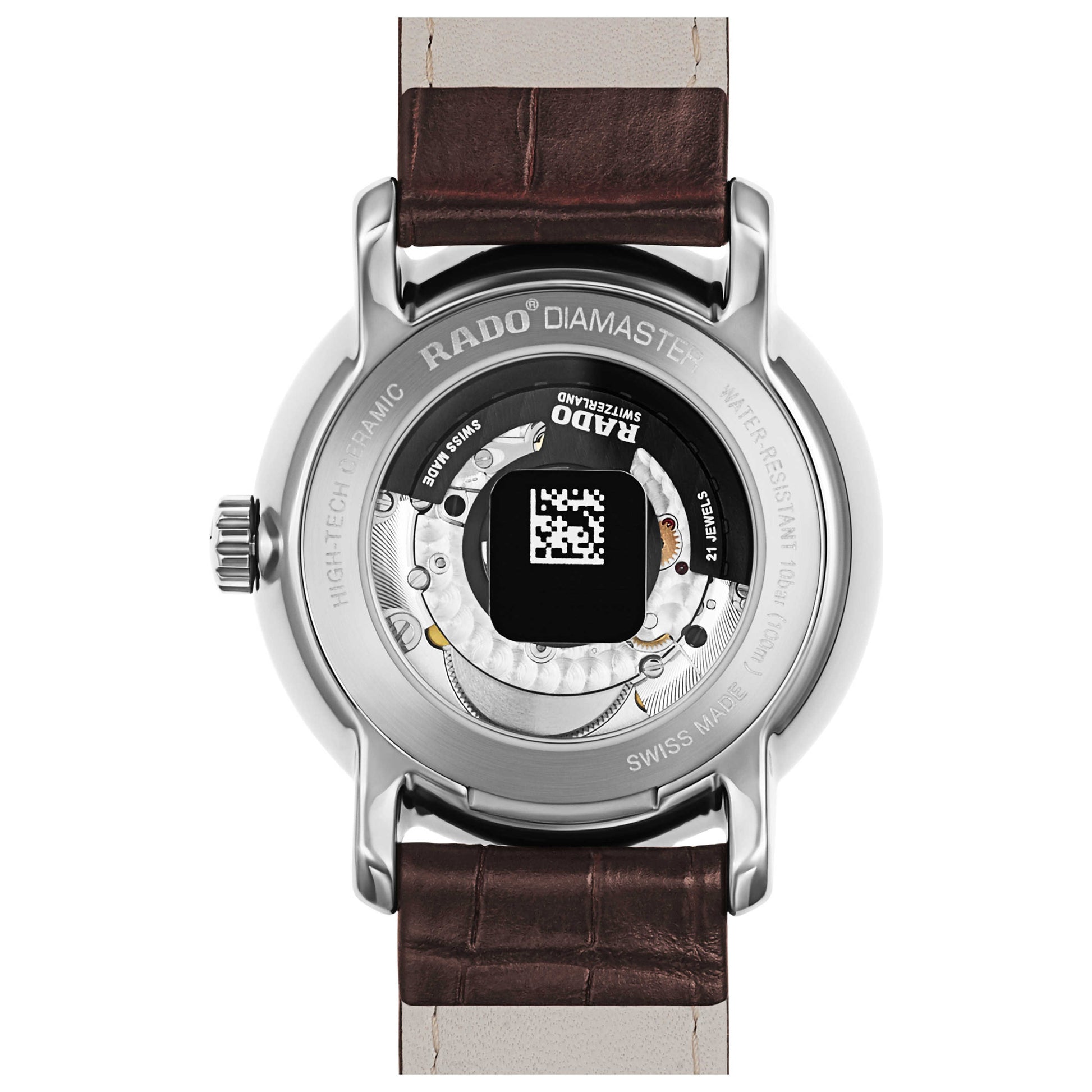 Back view of Rado DiaMaster Men's Automatic Watch R14074096