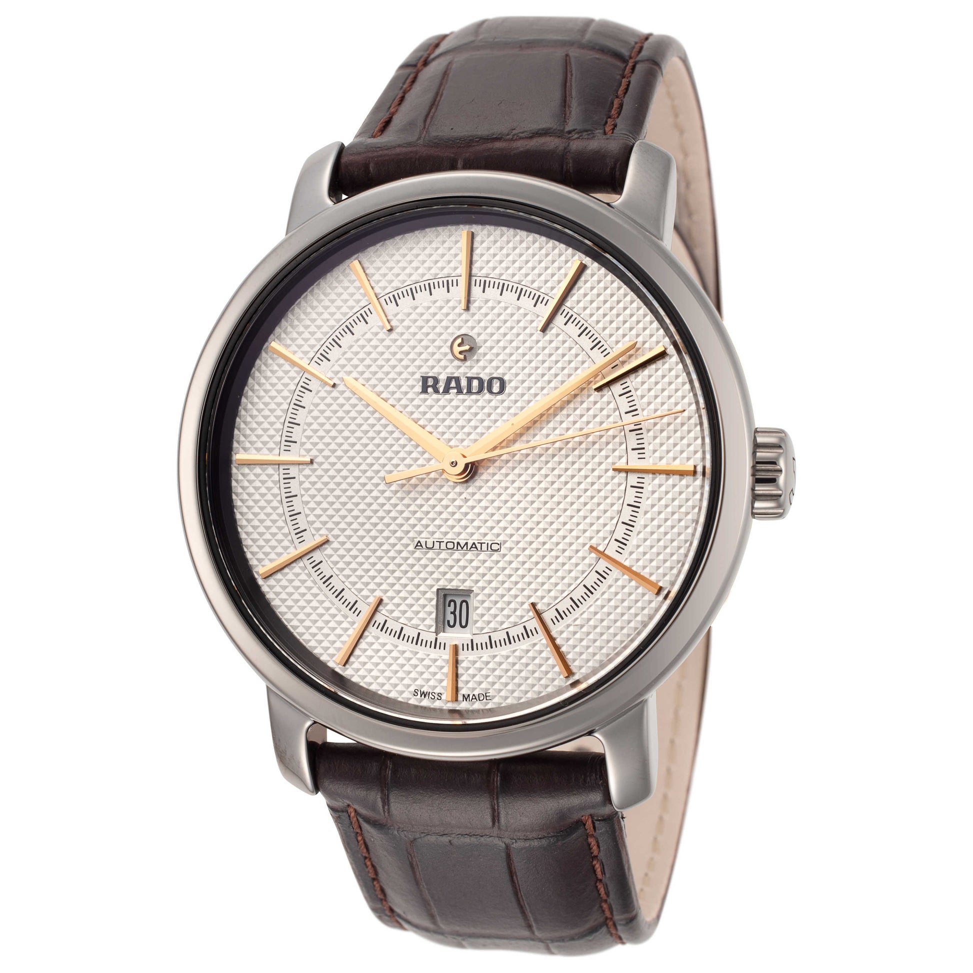 Front view of Rado DiaMaster Men's Automatic Watch R14074096