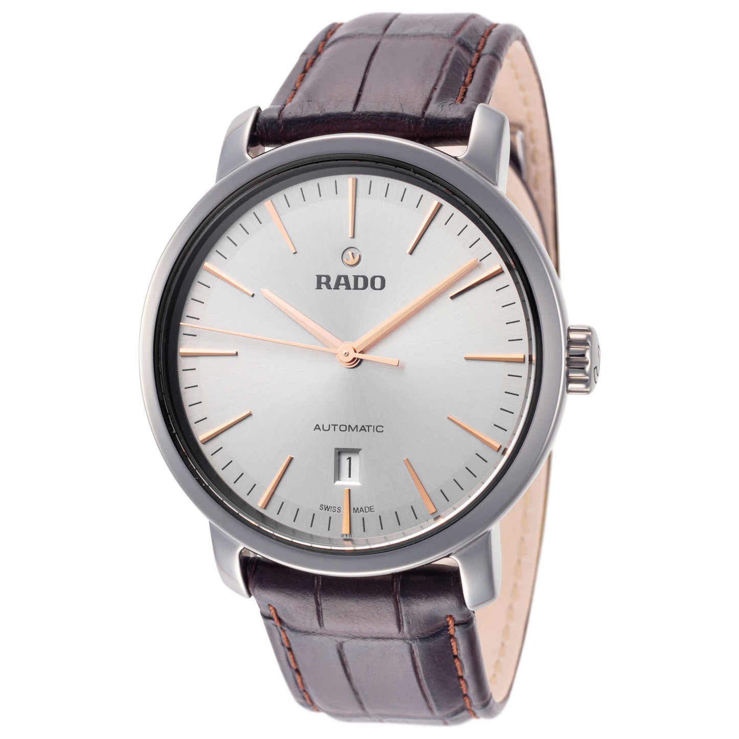 Front view of Rado DiaMaster Men's Automatic Watch R14074106