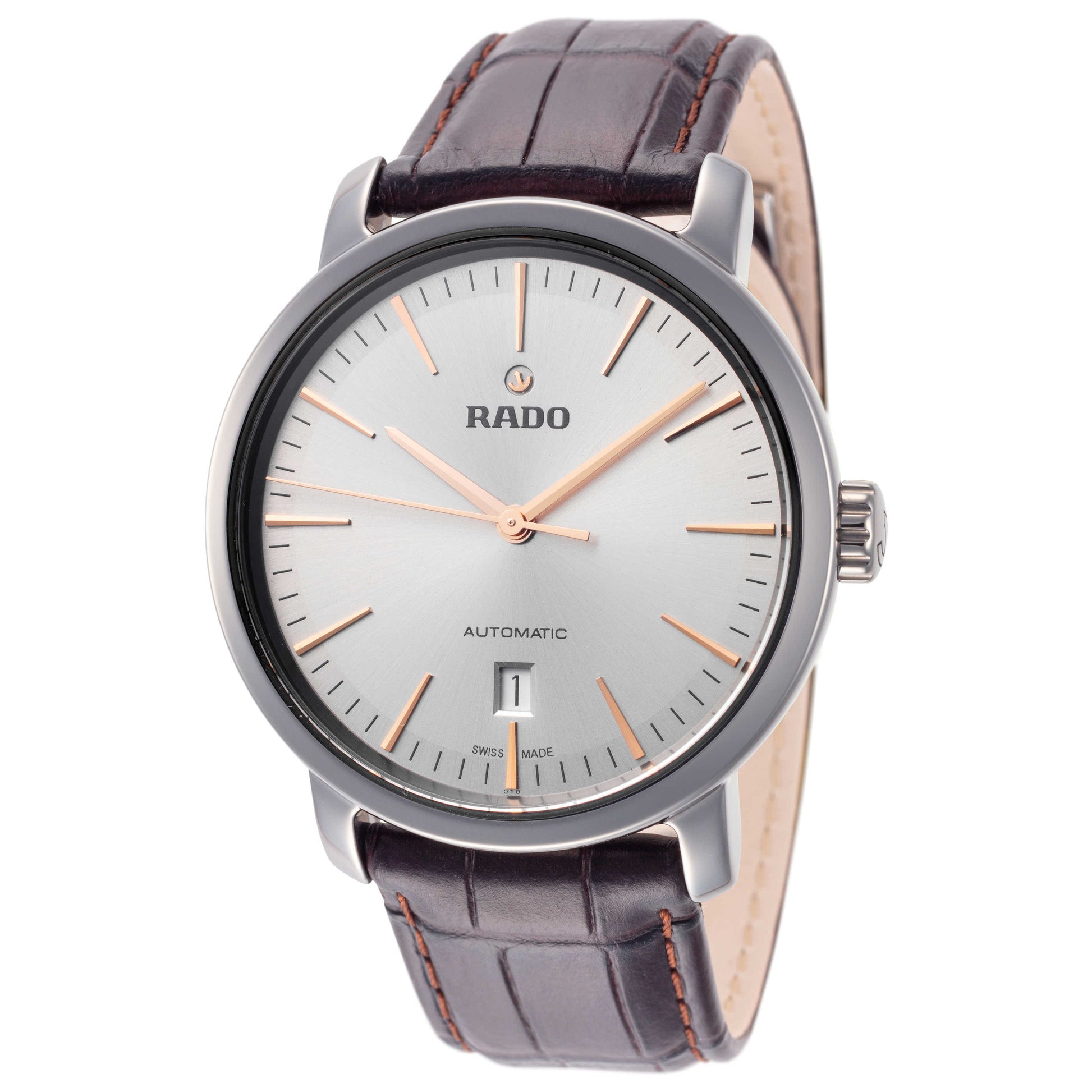 Front view of Rado DiaMaster Men's Automatic Watch R14074106