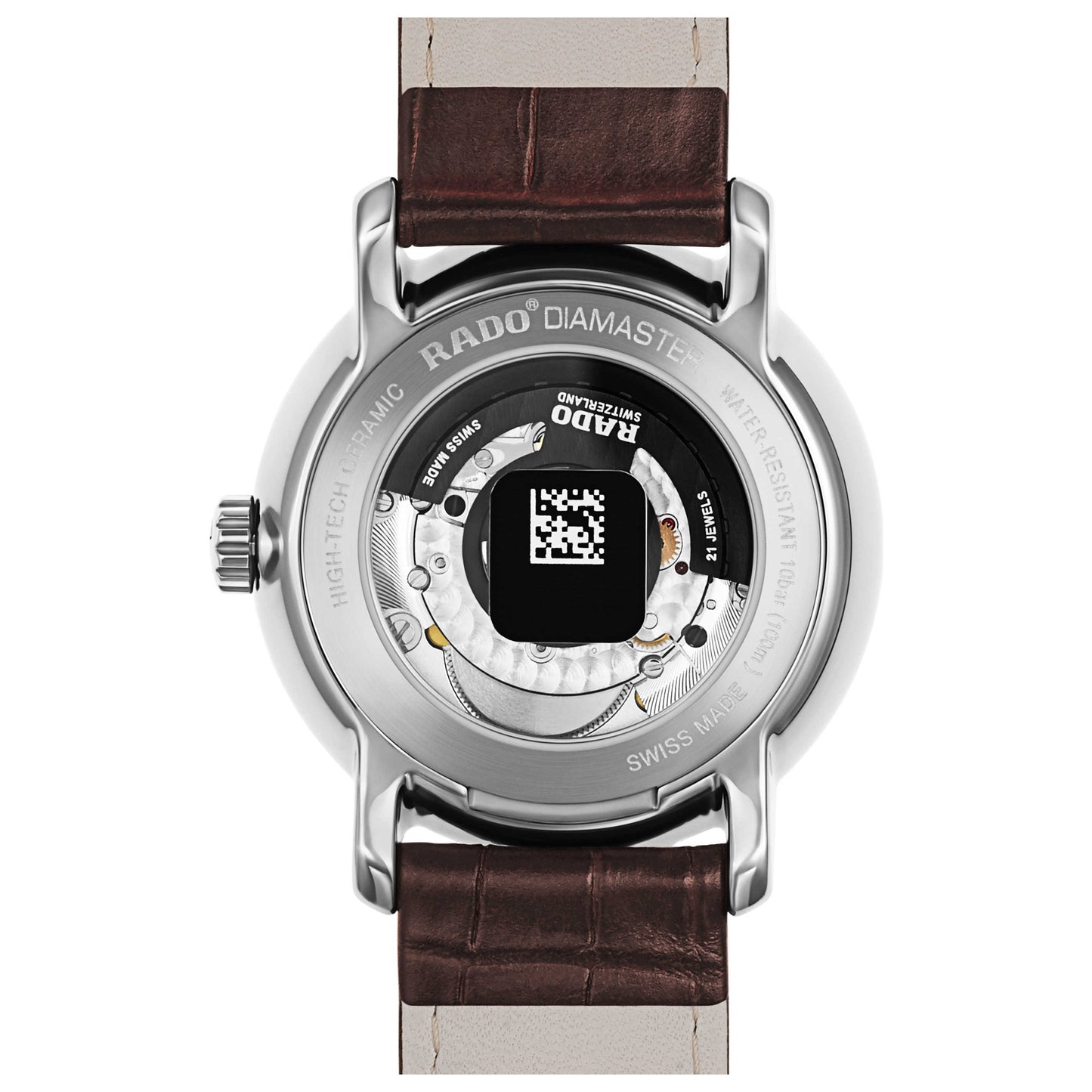 Back view of Rado DiaMaster Men's Automatic Watch R14074126