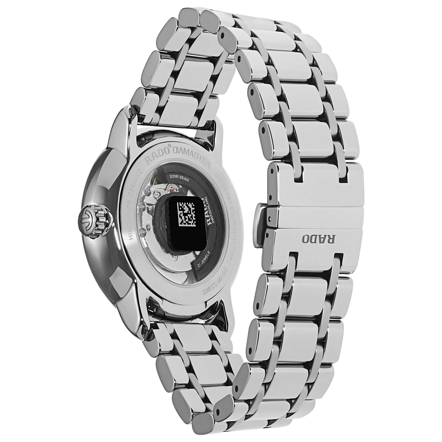 Back view of Rado DiaMaster Men's Automatic Watch R14074132