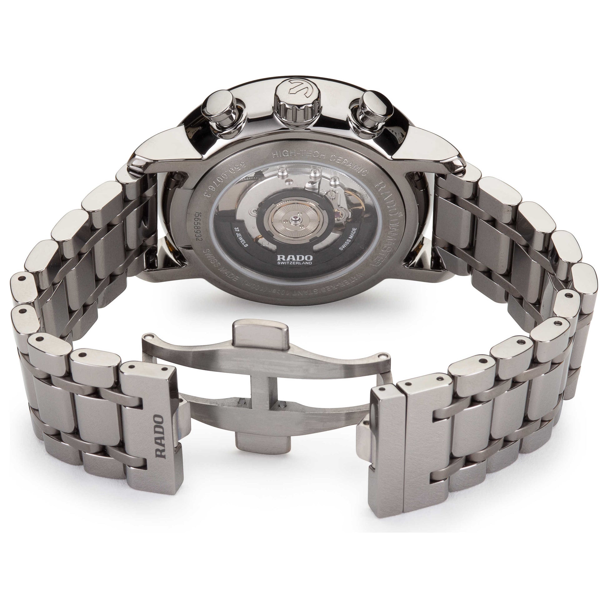 Back view of Rado DiaMaster Men's Automatic Watch R14076112