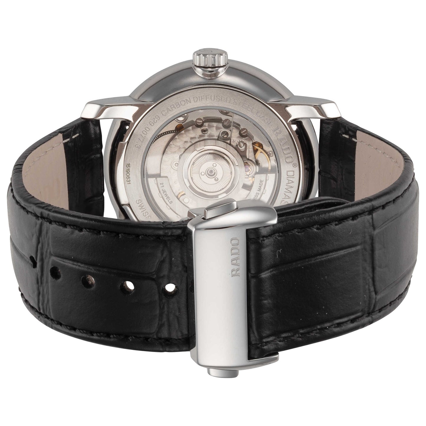 Back view of Rado DiaMaster Men's Automatic Watch R14077105