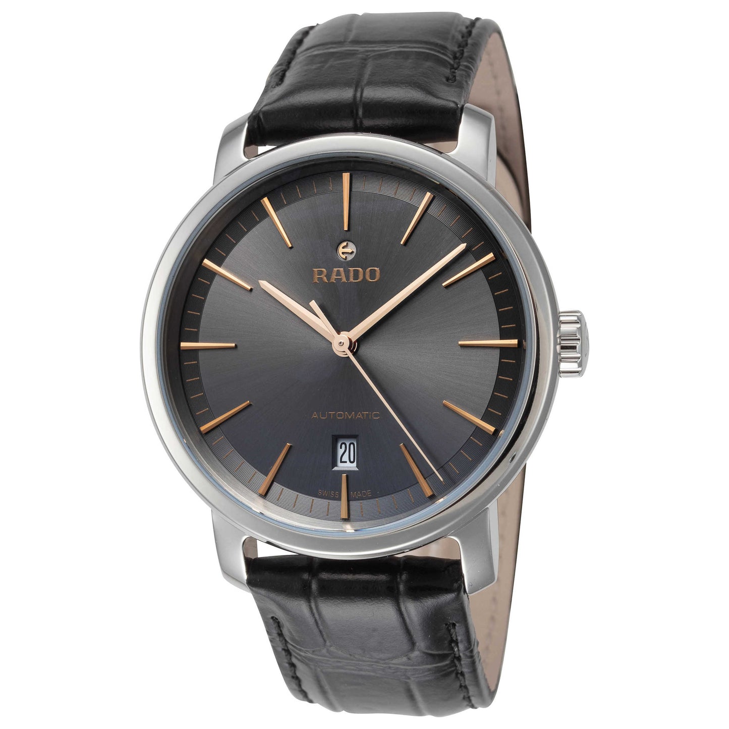 Front view of Rado DiaMaster Men's Automatic Watch R14077105