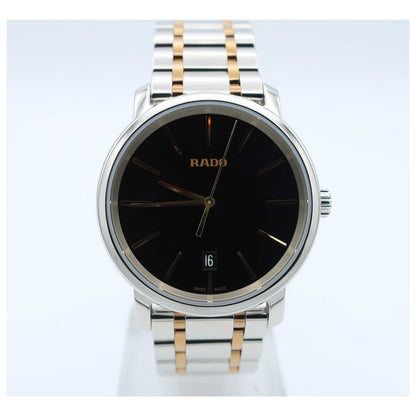 Front view of Rado Diamaster Men's Swiss Quartz (Battery-Powered) Watch R14078163-SD