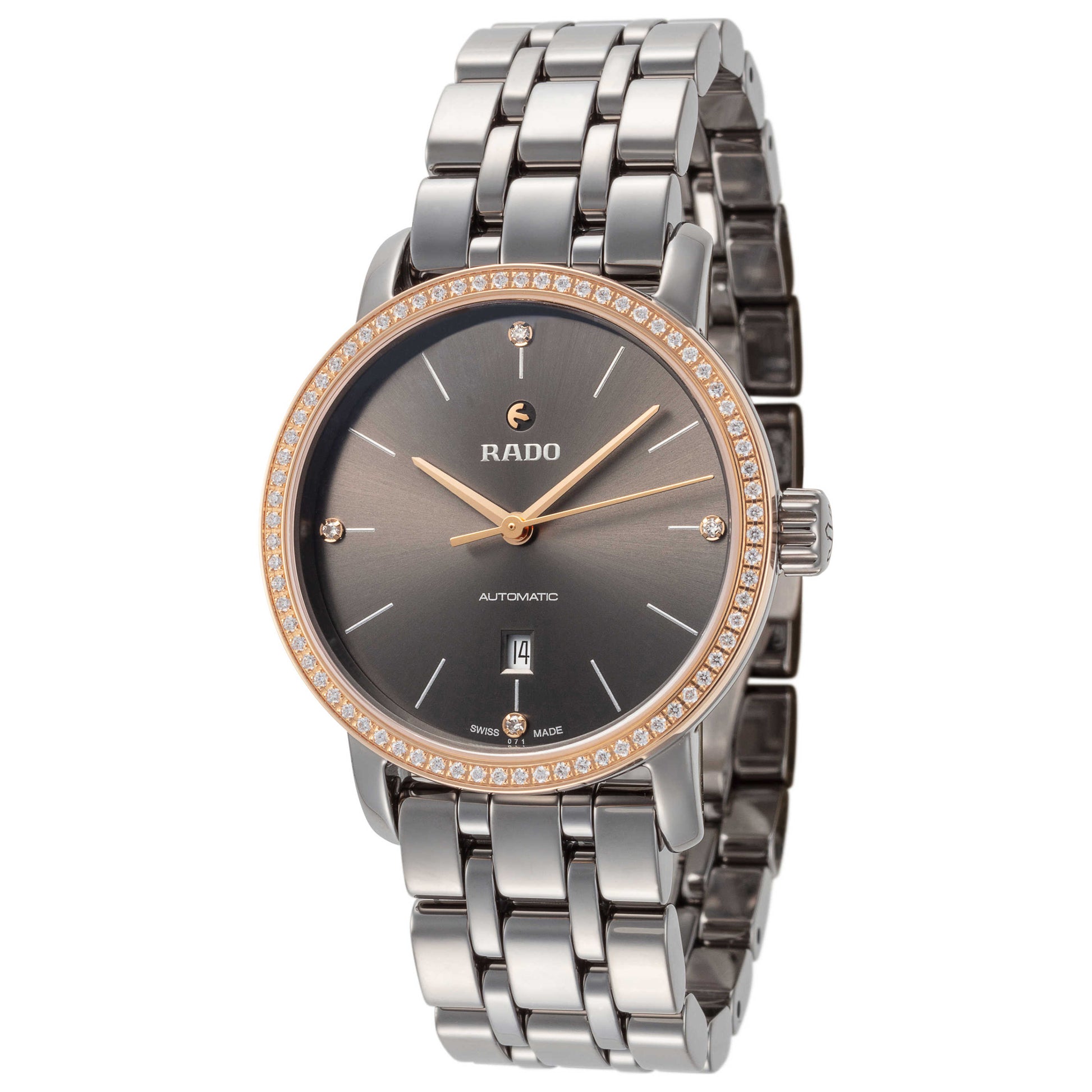Front view of Rado DiaMaster Women's Automatic Watch R14097717