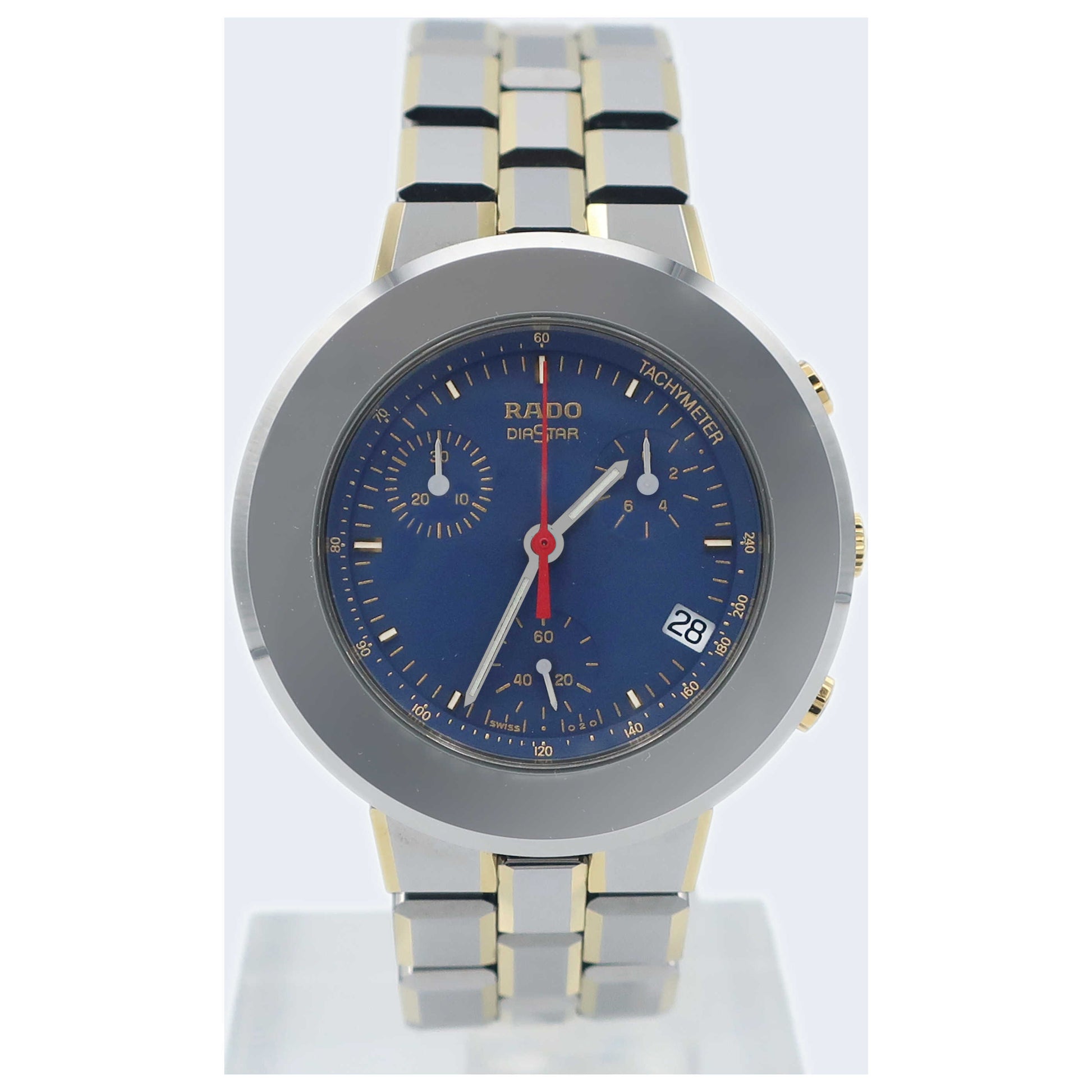 Front view of Rado Diamaster Men's Swiss Quartz (Battery-Powered) Watch R14471201-SD2