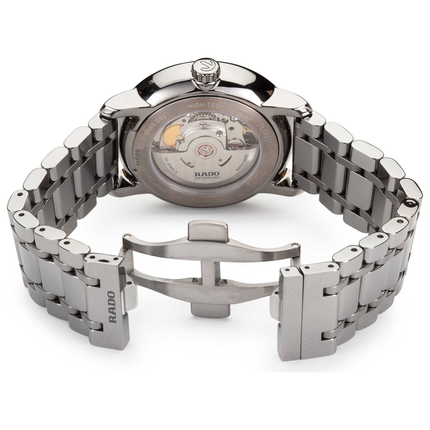 Back view of Rado DiaMaster Men's Automatic Watch R14806102