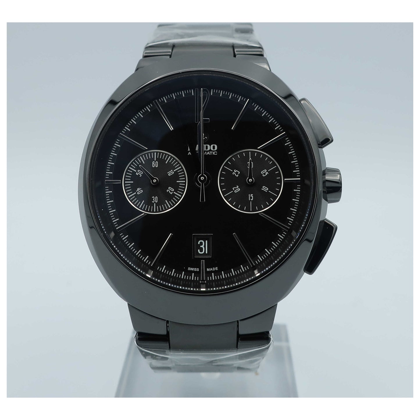 Front view of Rado D-Star Men's Automatic Watch R15200152-SD