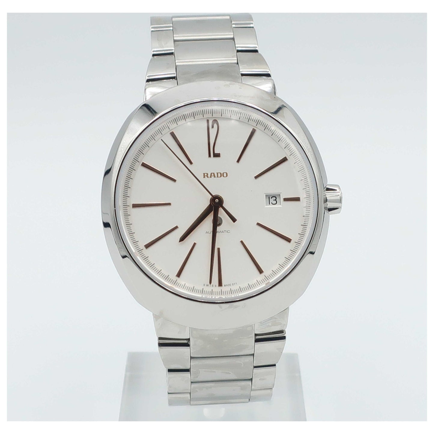 Front view of Rado D-Star Men's Automatic Watch R15329113-SD