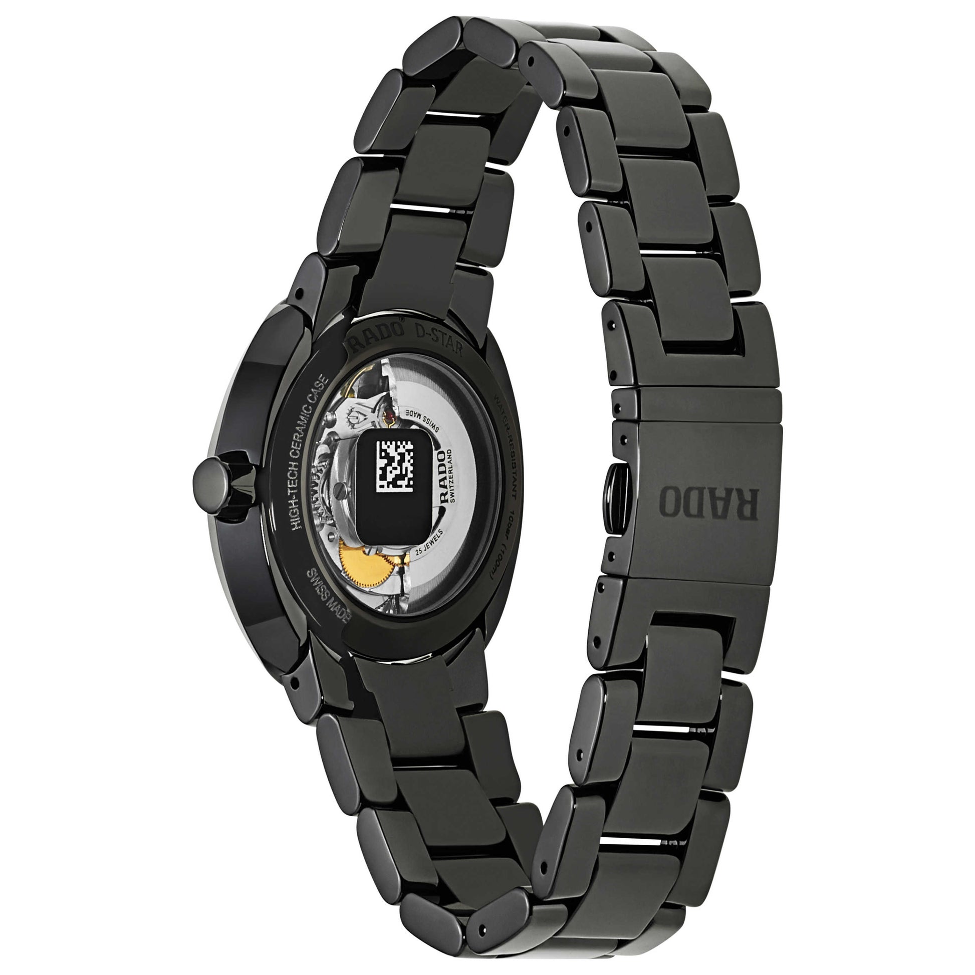 Back view of Rado D-Star Men's Automatic Watch R15609172