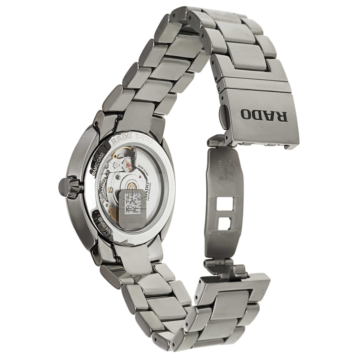 Back view of Rado D-Star Men's Automatic Watch R15762112