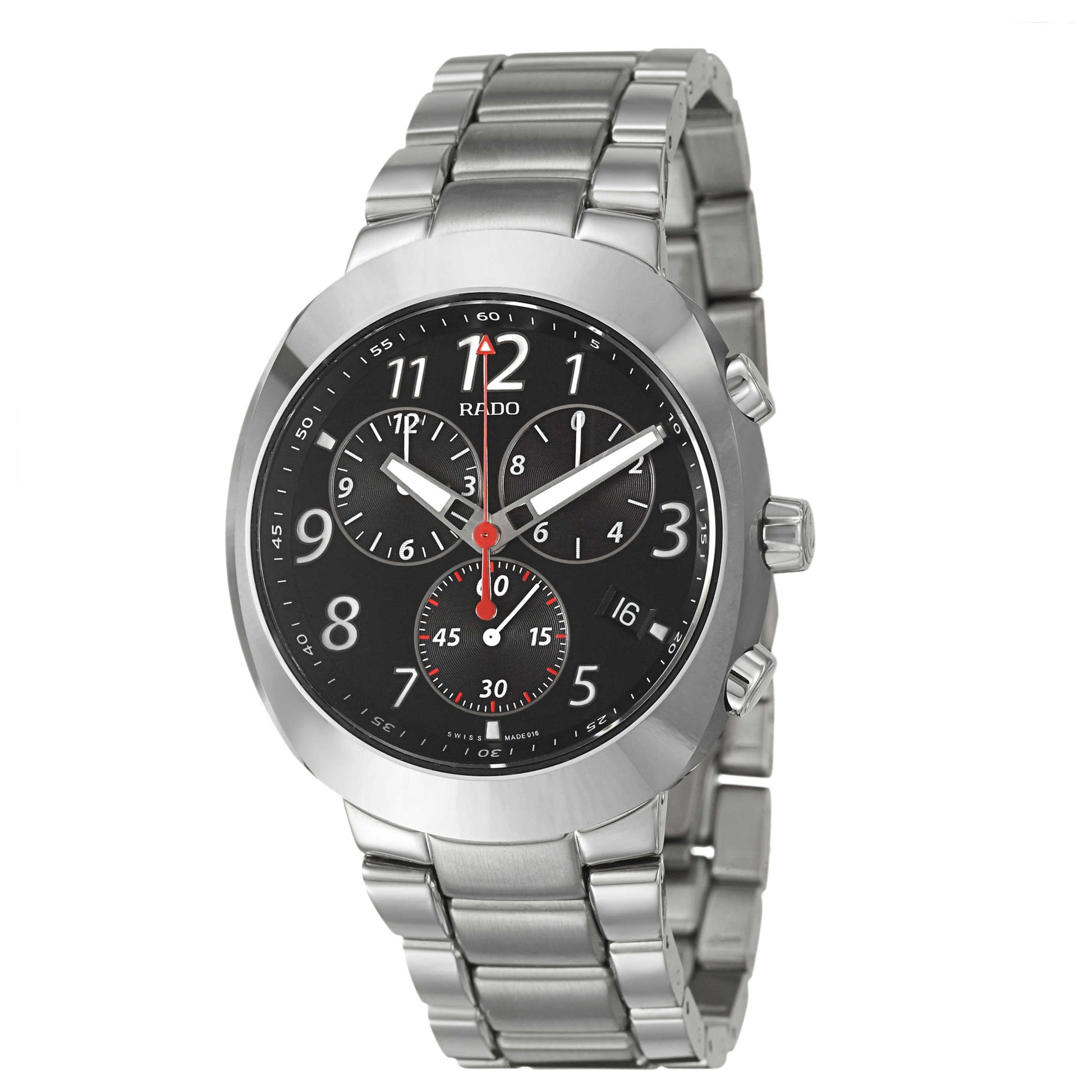 Front view of Rado D-Star Men's Swiss Quartz (Battery-Powered) Watch R15937163