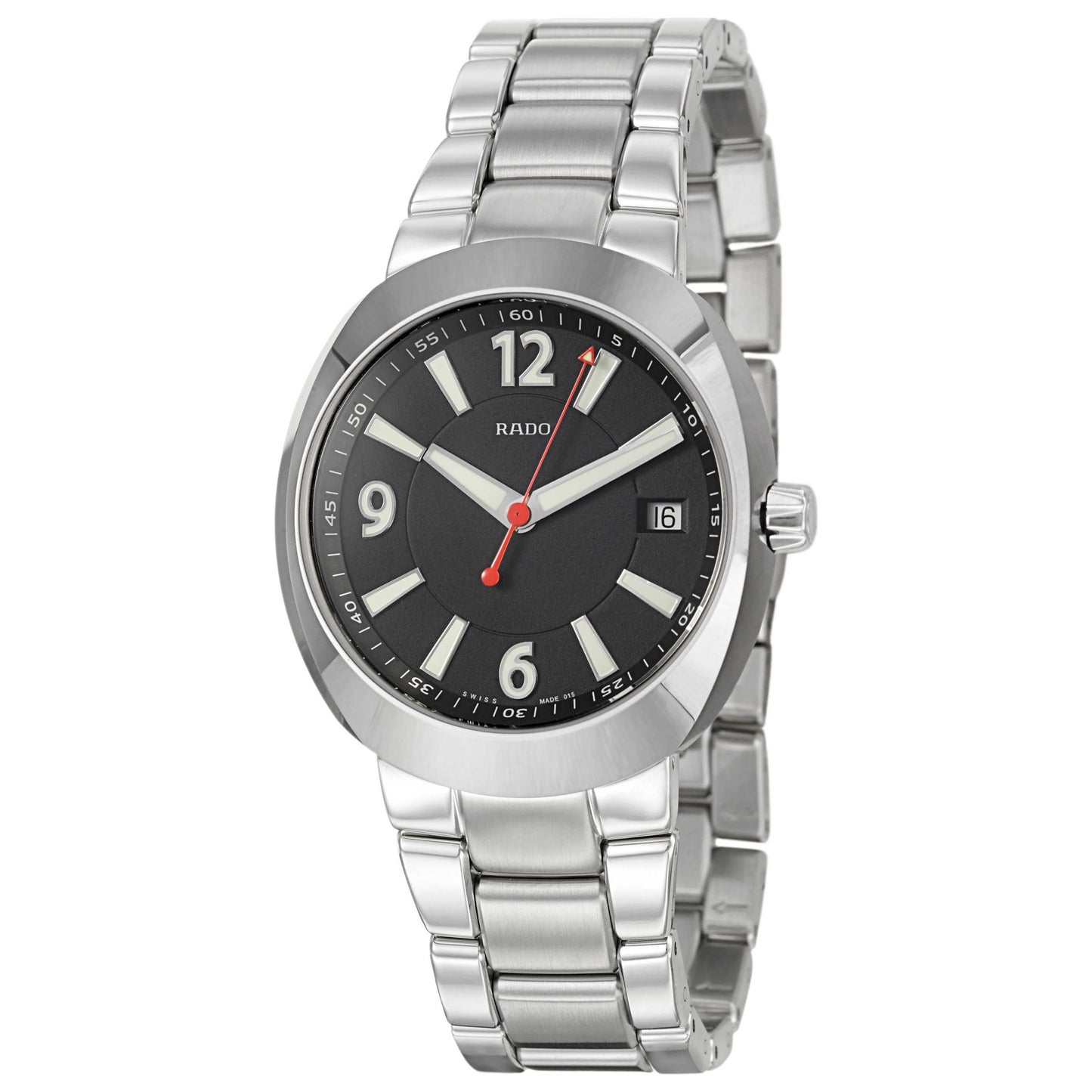 Front view of Rado D-Star Men's Swiss Quartz (Battery-Powered) Watch R15943153