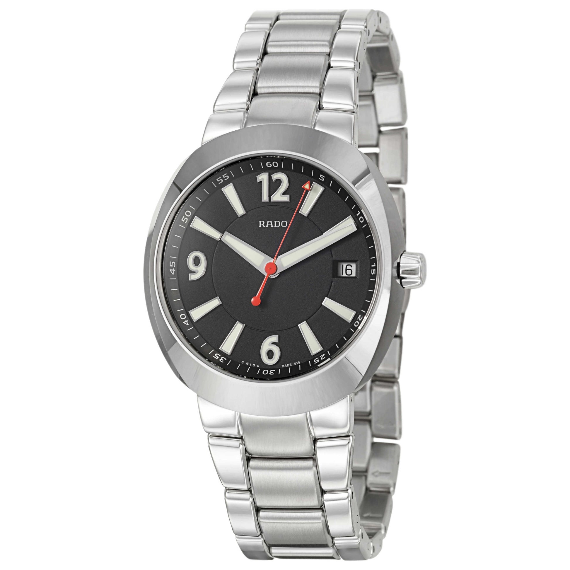 Front view of Rado D-Star Men's Swiss Quartz (Battery-Powered) Watch R15943153