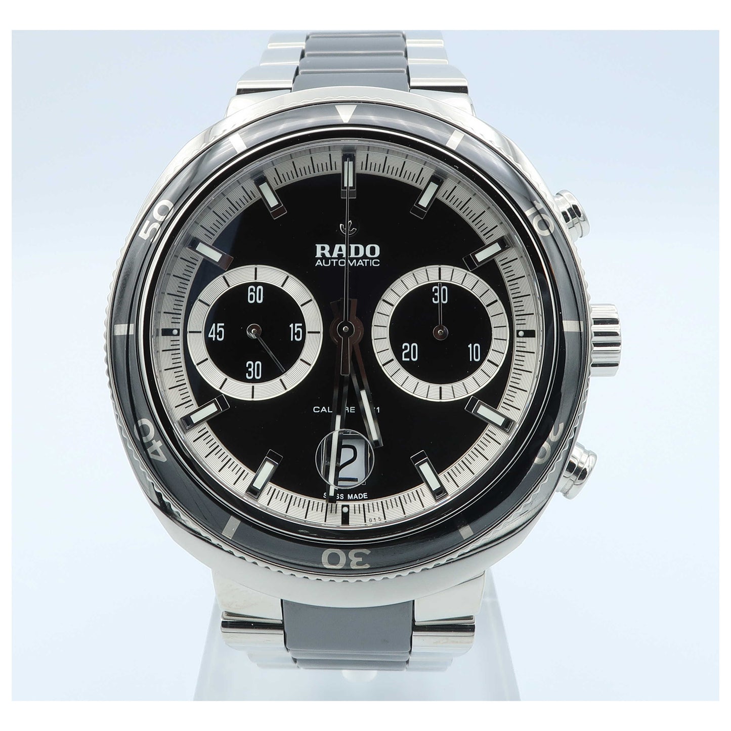 Front view of Rado D-Star Men's Automatic Watch R15965152-SD