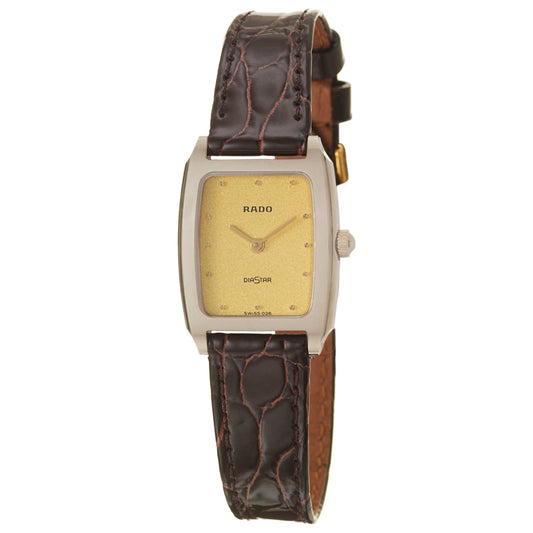 Front view of Rado Diastar Women's Swiss Quartz (Battery-Powered) Watch R18422265