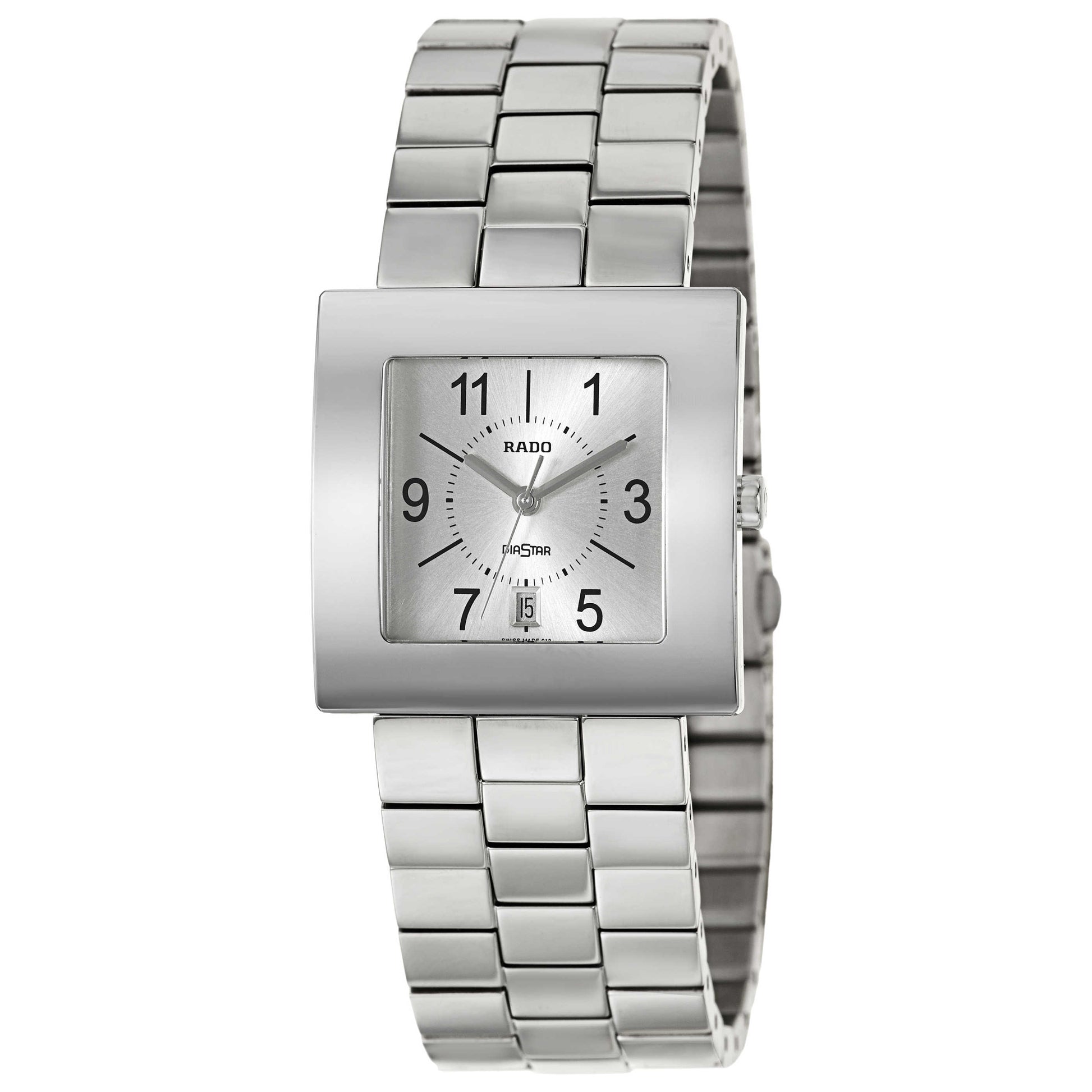 Front view of Rado Diastar Men's Swiss Quartz (Battery-Powered) Watch R18681133