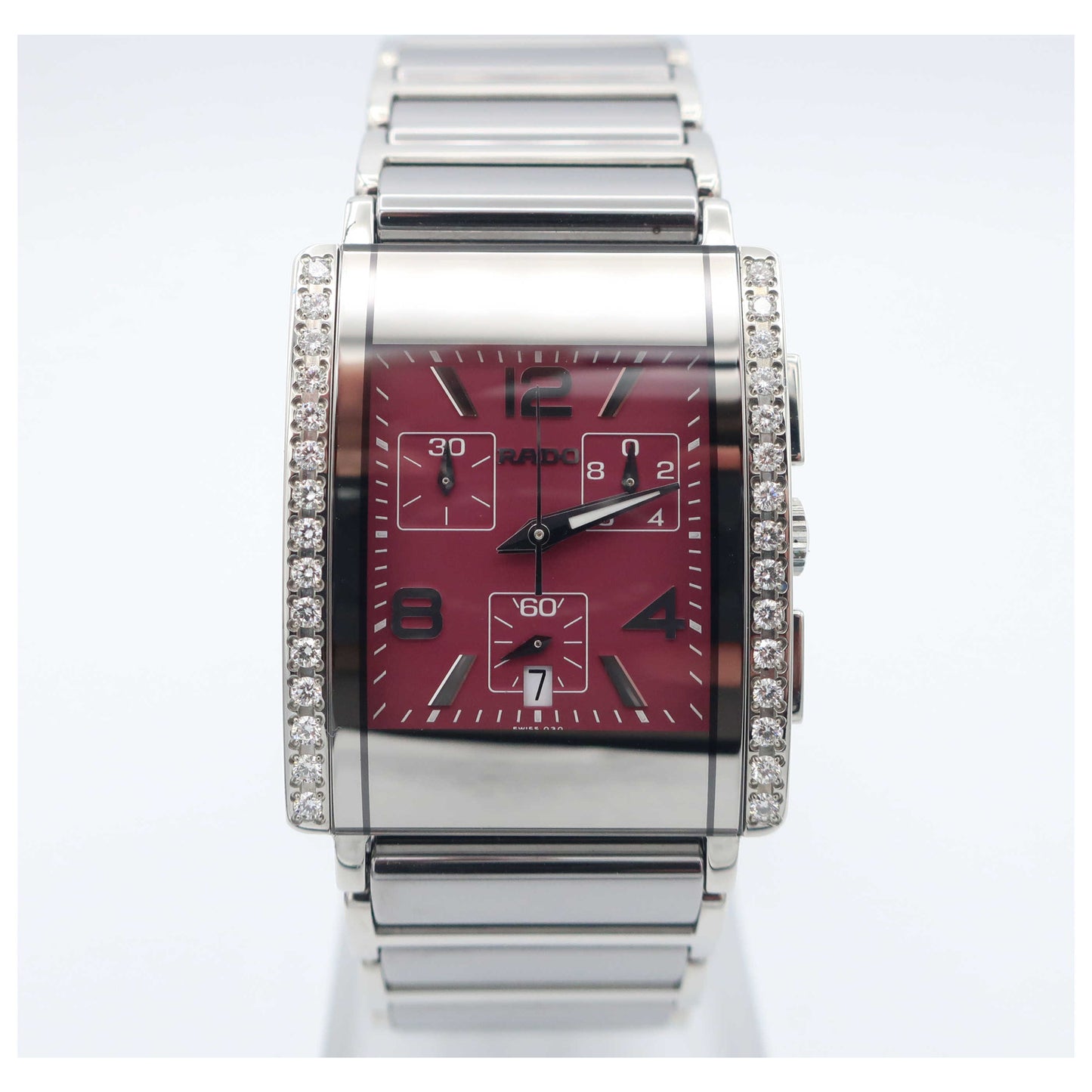 Front view of Rado Integral Men's Swiss Quartz (Battery-Powered) Watch R20670302-SD