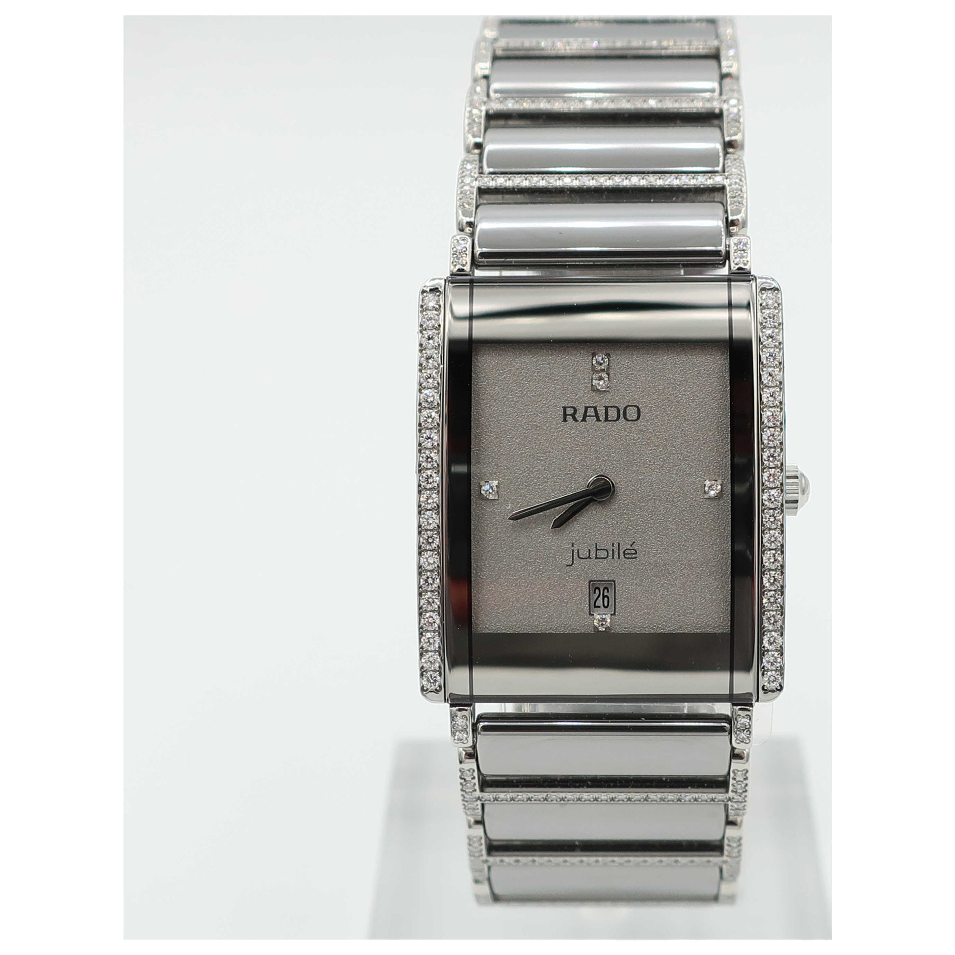 Front view of Rado Integral Women's Swiss Quartz (Battery-Powered) Watch R20671772-SD