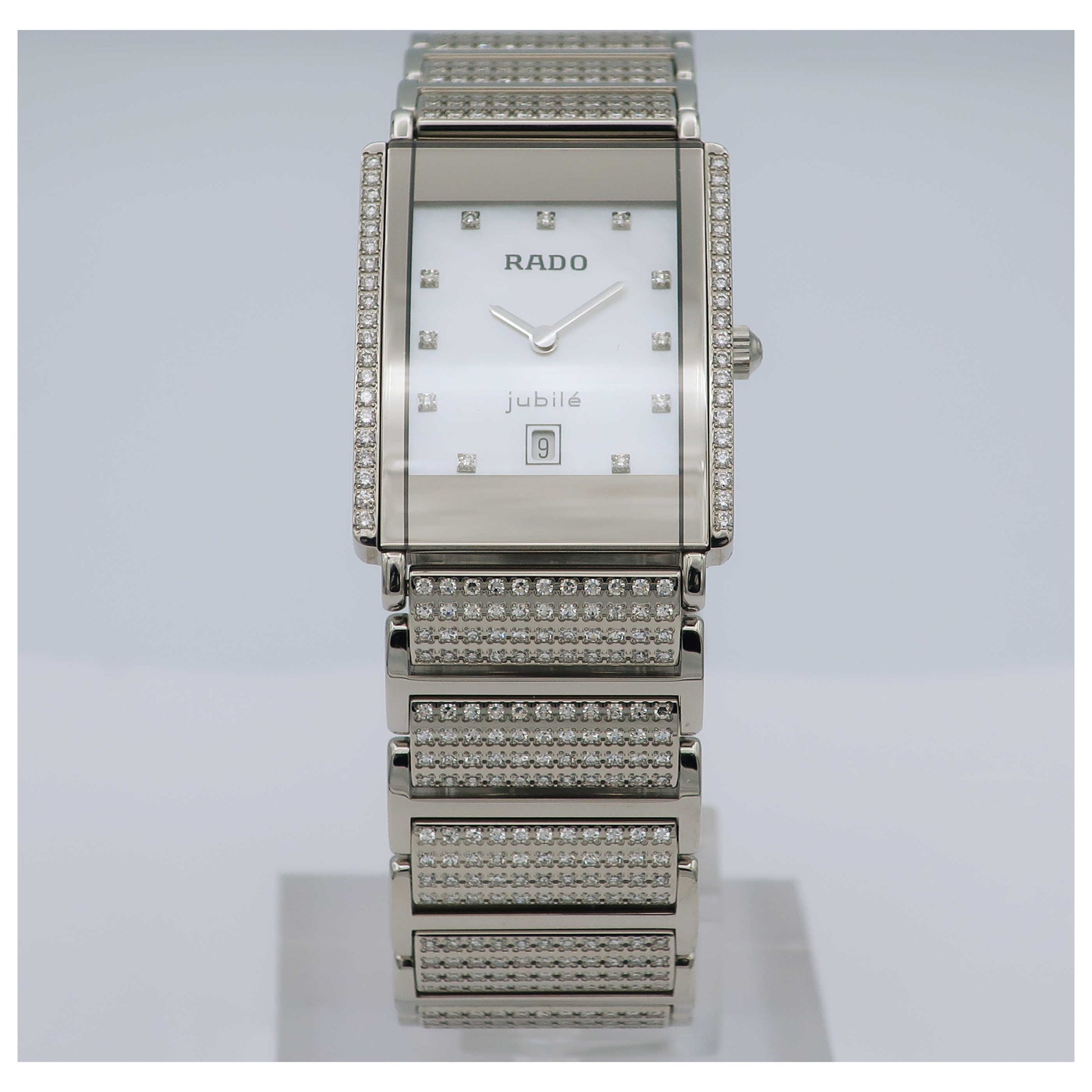Front view of Rado Integral Women's Swiss Quartz (Battery-Powered) Watch R20673912-SD