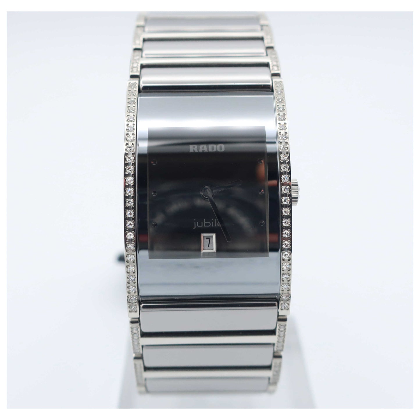 Front view of Rado Integral Women's Swiss Quartz (Battery-Powered) Watch R20732122-SD