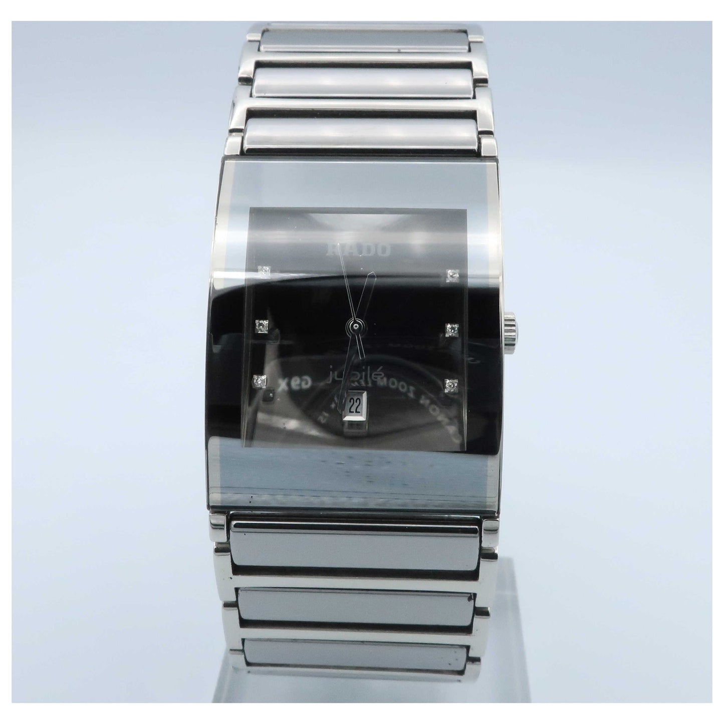 Front view of Rado Integral Men's Swiss Quartz (Battery-Powered) Watch R20745712-PO