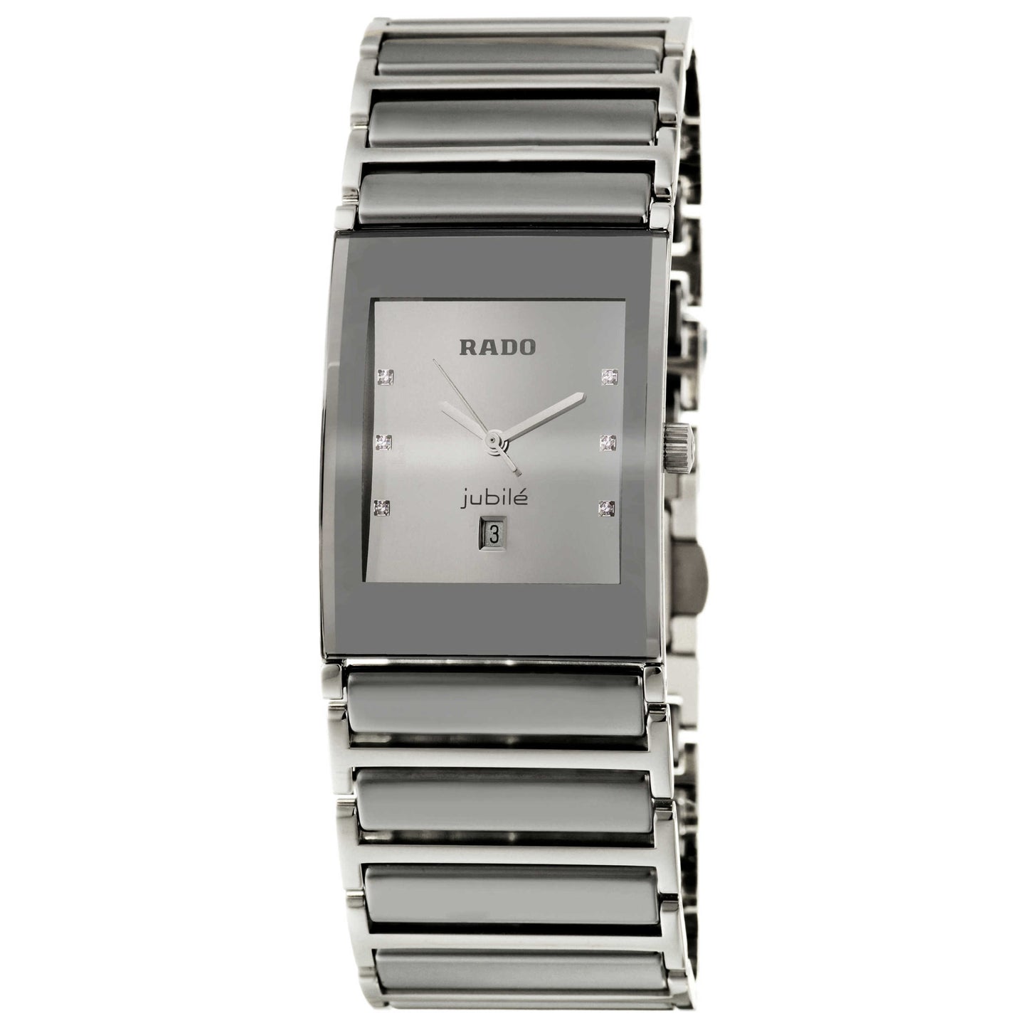 Front view of Rado Integral Men's Swiss Quartz (Battery-Powered) Watch R20745712