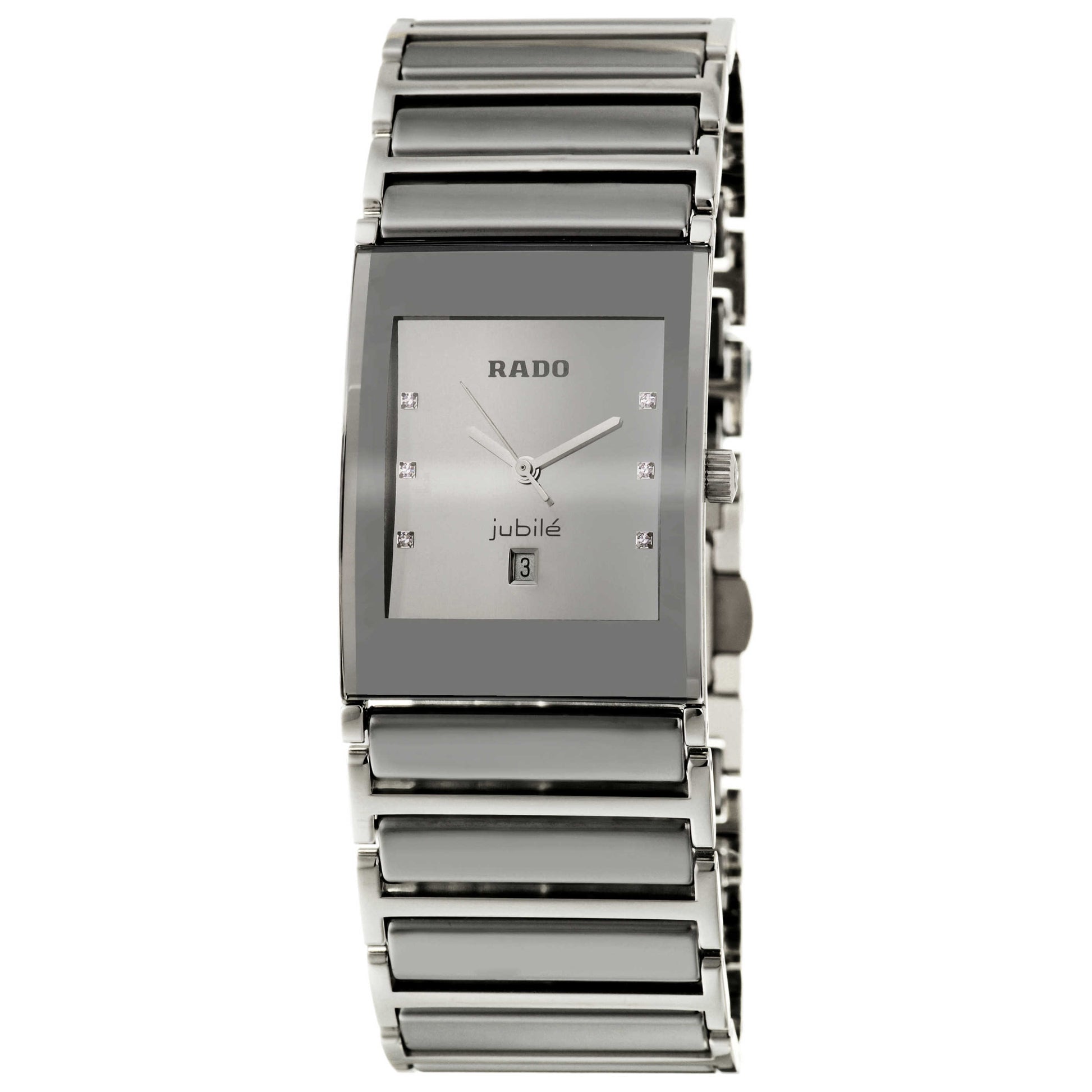 Front view of Rado Integral Men's Swiss Quartz (Battery-Powered) Watch R20745712