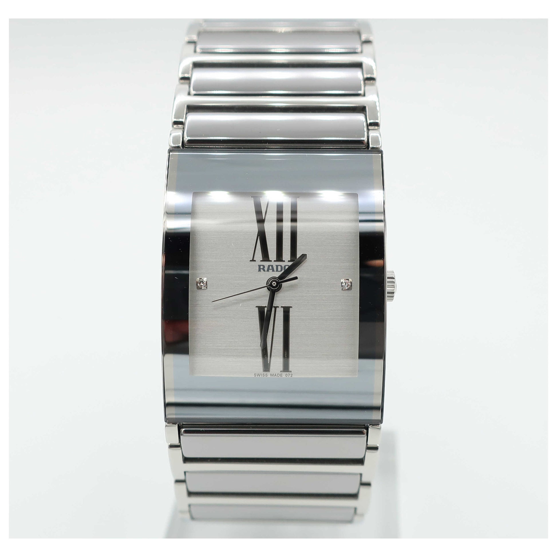 Front view of Rado Integral Women's Swiss Quartz (Battery-Powered) Watch R20745722-SD