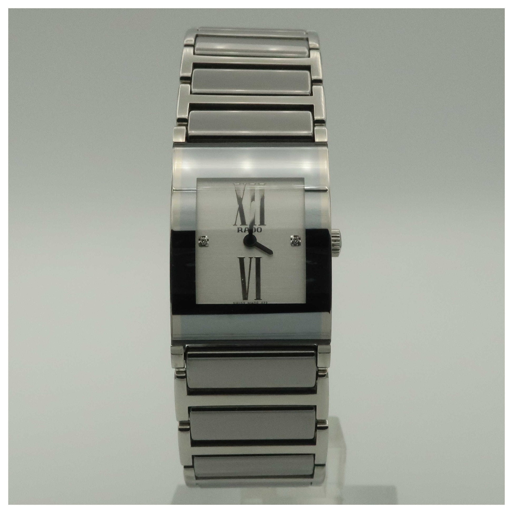 Front view of Rado Integral Women's Swiss Quartz (Battery-Powered) Watch R20747722-PO