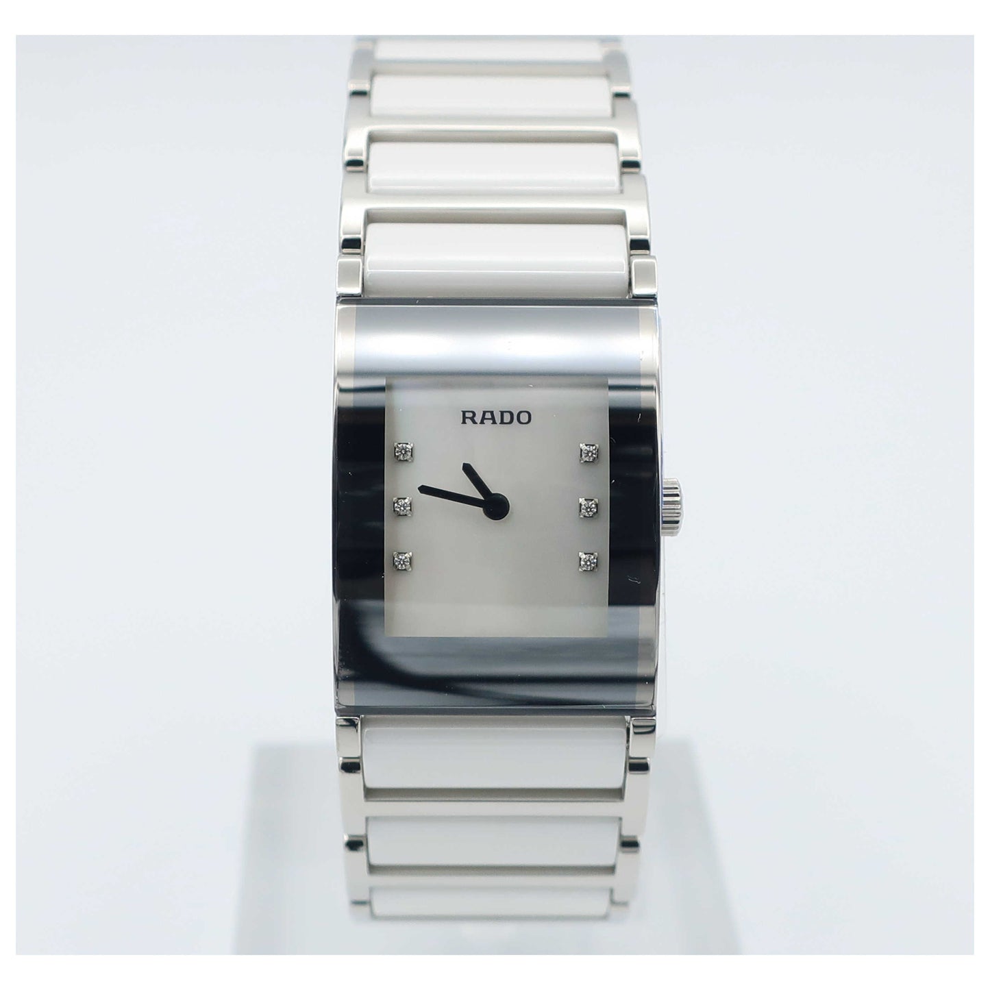 Front view of Rado Integral Women's Swiss Quartz (Battery-Powered) Watch R20747901-SD
