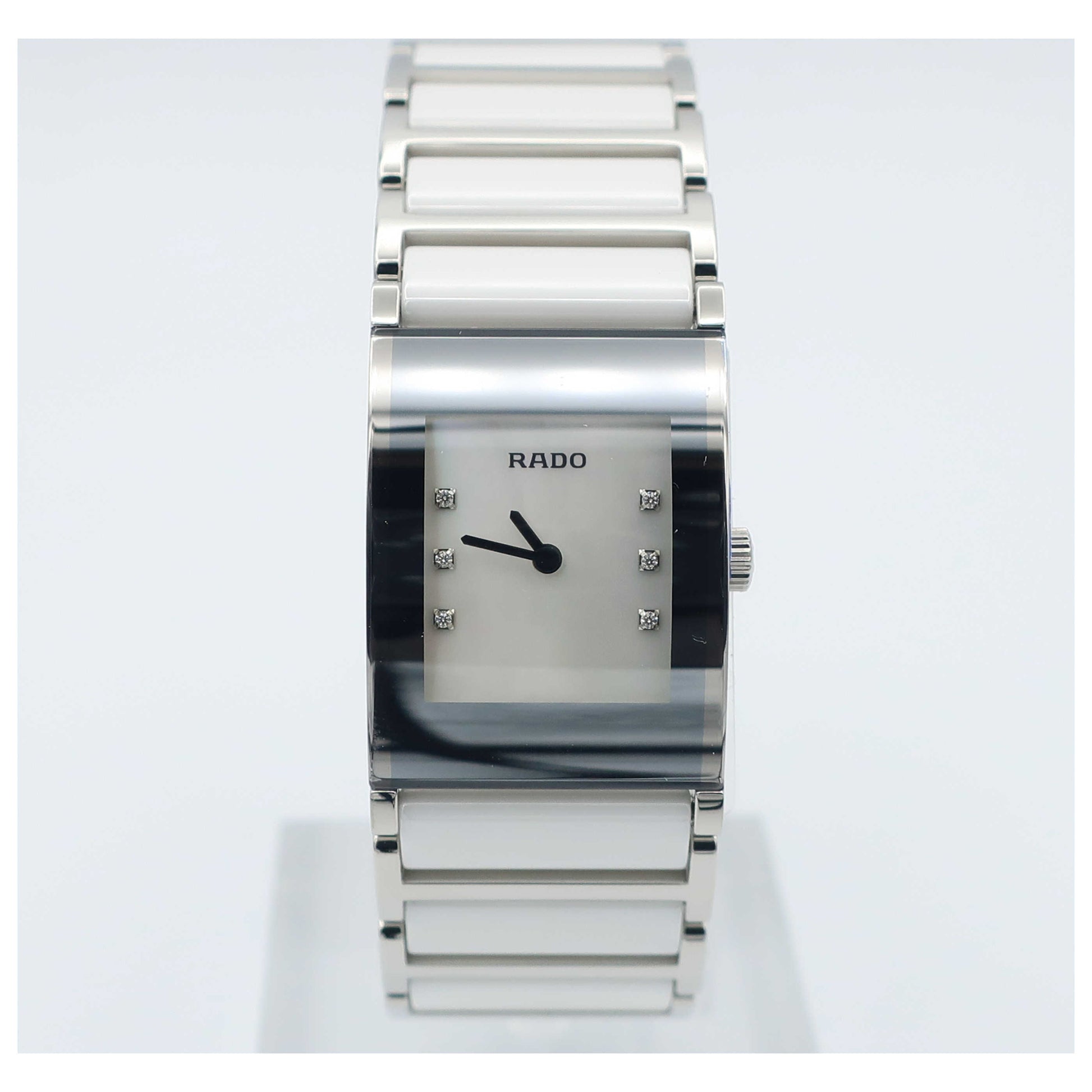 Front view of Rado Integral Women's Swiss Quartz (Battery-Powered) Watch R20747901-SD