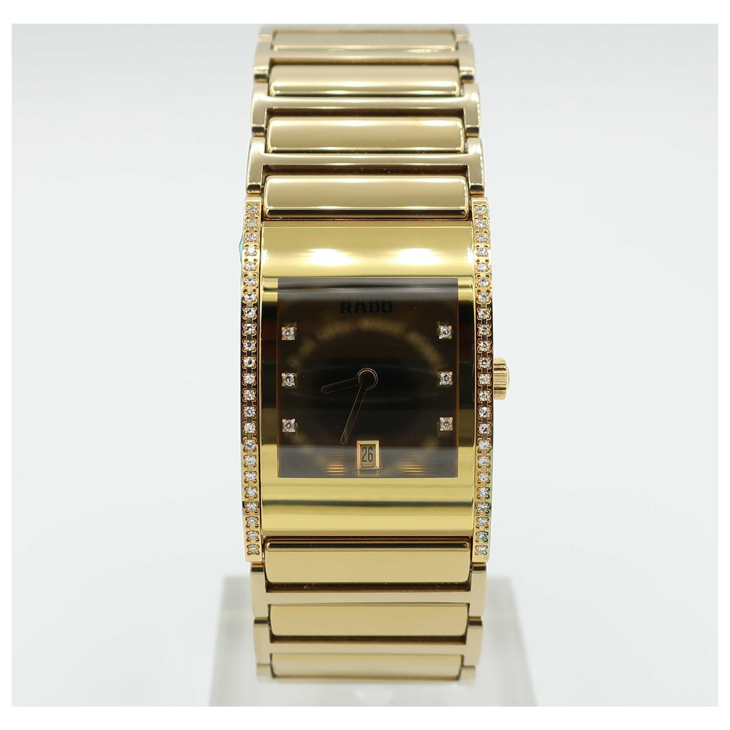 Front view of Rado Integral Women's Swiss Quartz (Battery-Powered) Watch R20782732-SD