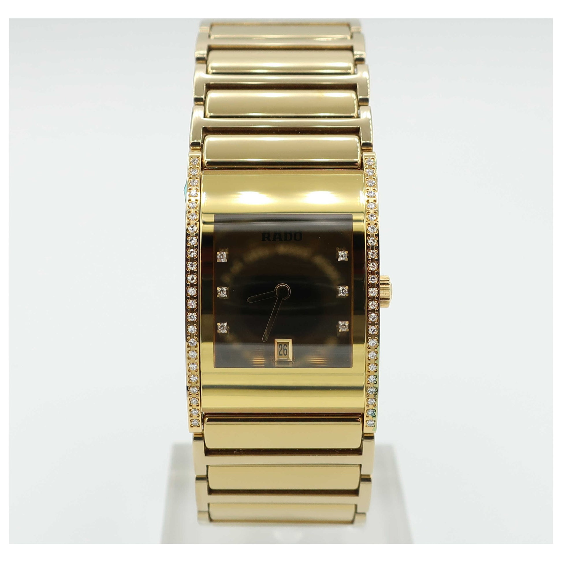 Front view of Rado Integral Women's Swiss Quartz (Battery-Powered) Watch R20782732-SD