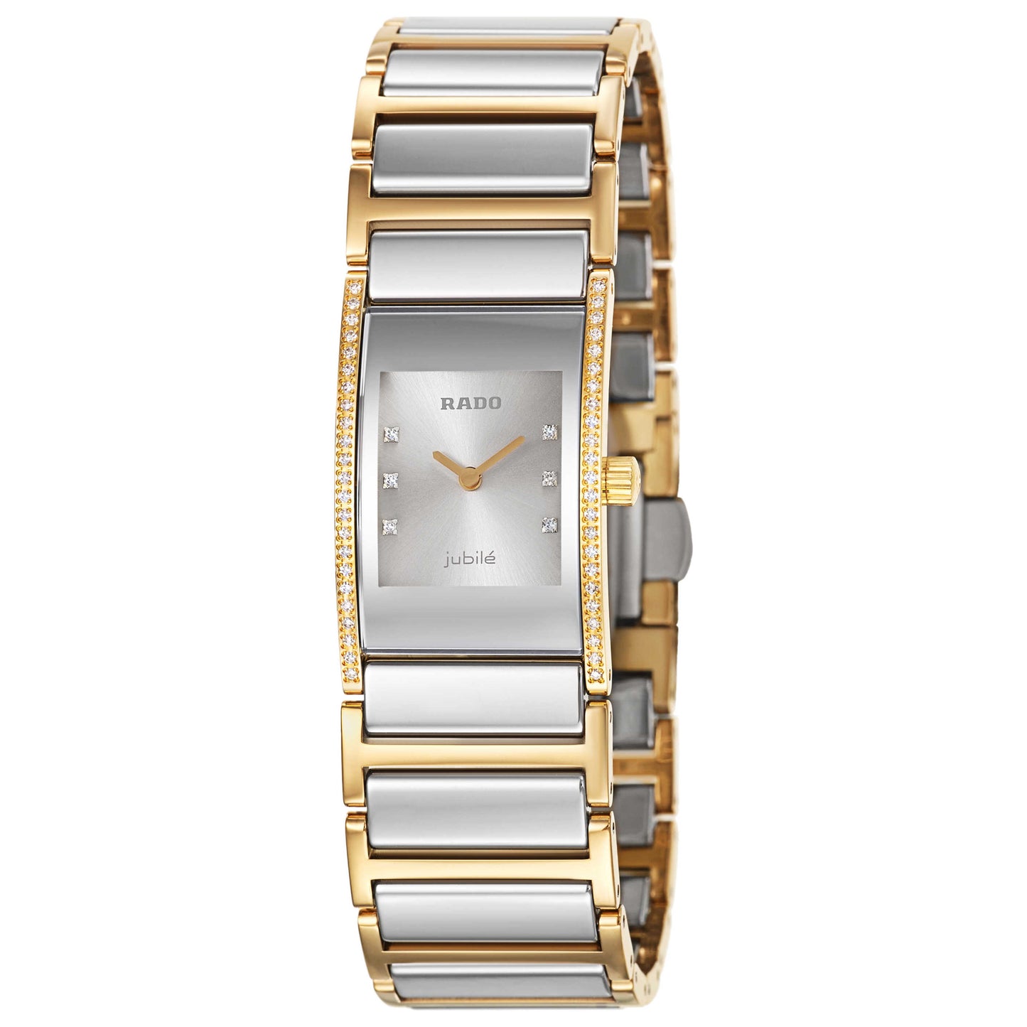Front view of Rado Integral Women's Swiss Quartz (Battery-Powered) Watch R20795702