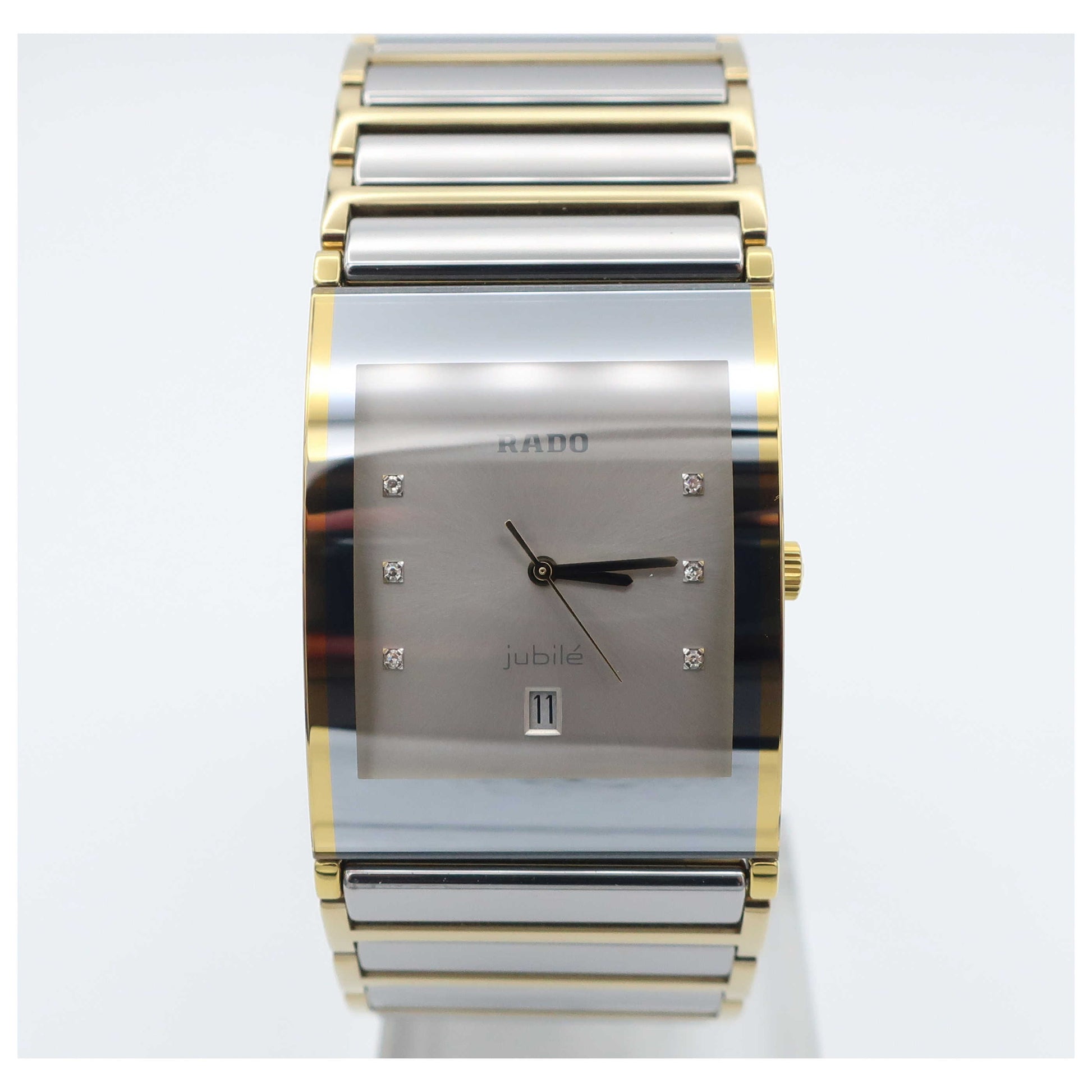 Front view of Rado Integral Men's Swiss Quartz (Battery-Powered) Watch R20860702-SD