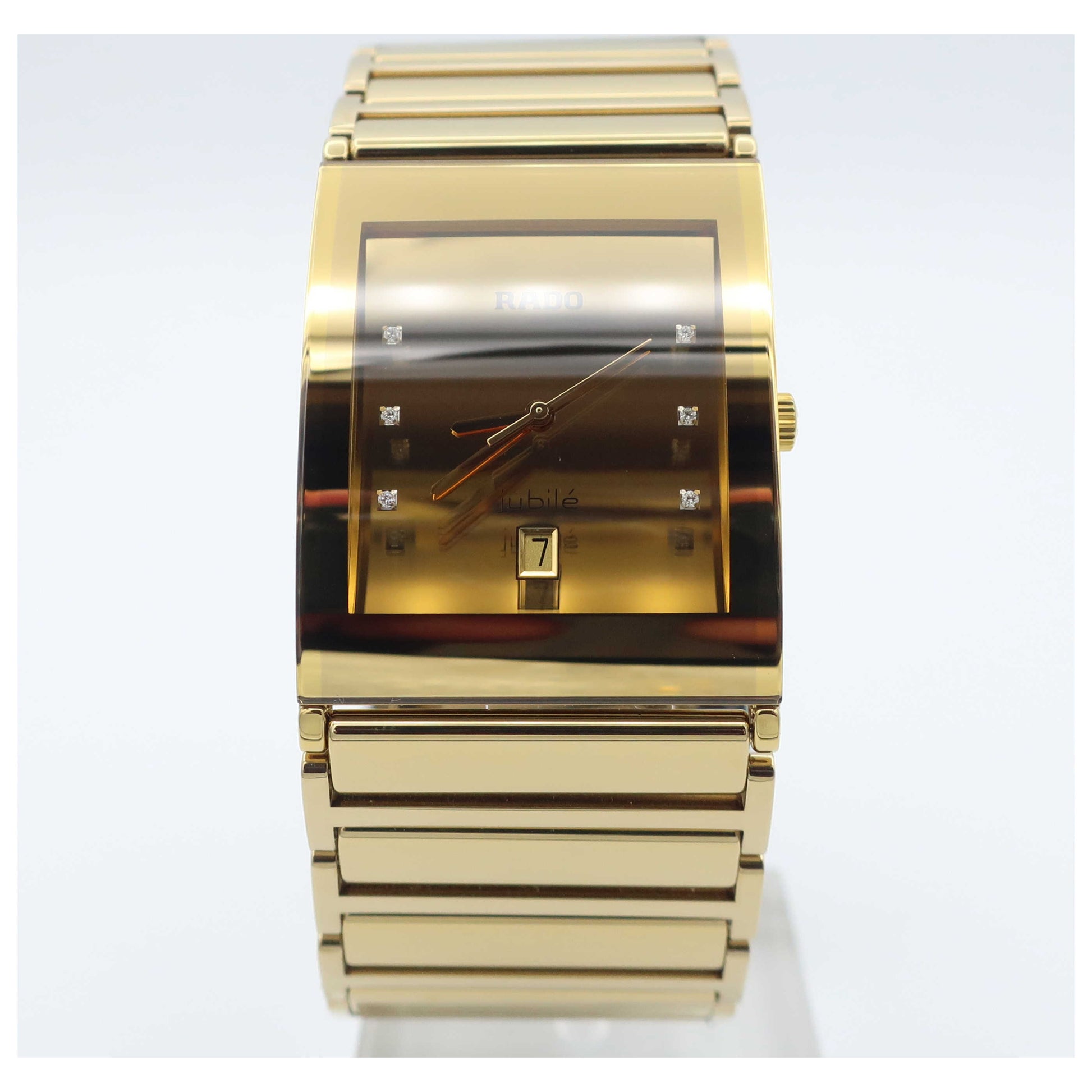 Front view of Rado Integral Men's Swiss Quartz (Battery-Powered) Watch R20863732-SD