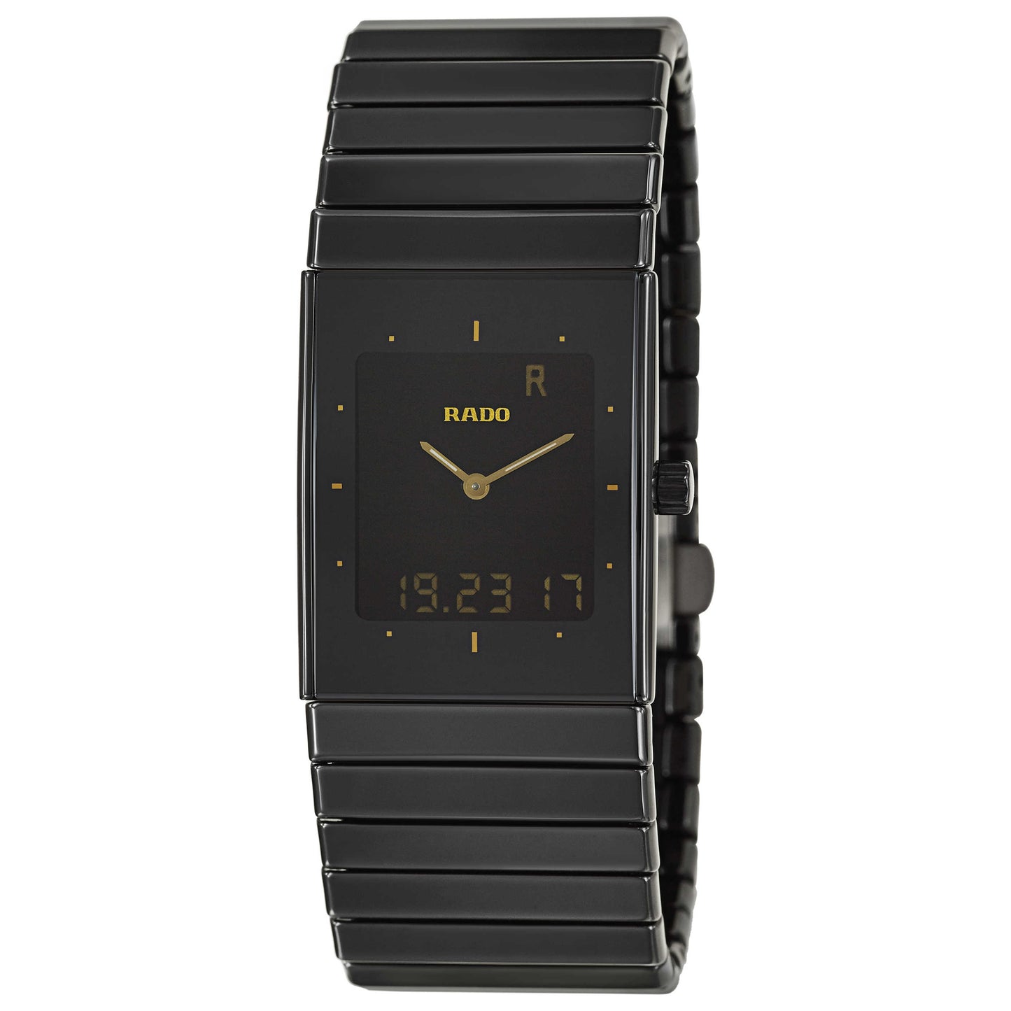 Front view of Rado Ceramica Men's Swiss Quartz (Battery-Powered) Watch R21324162