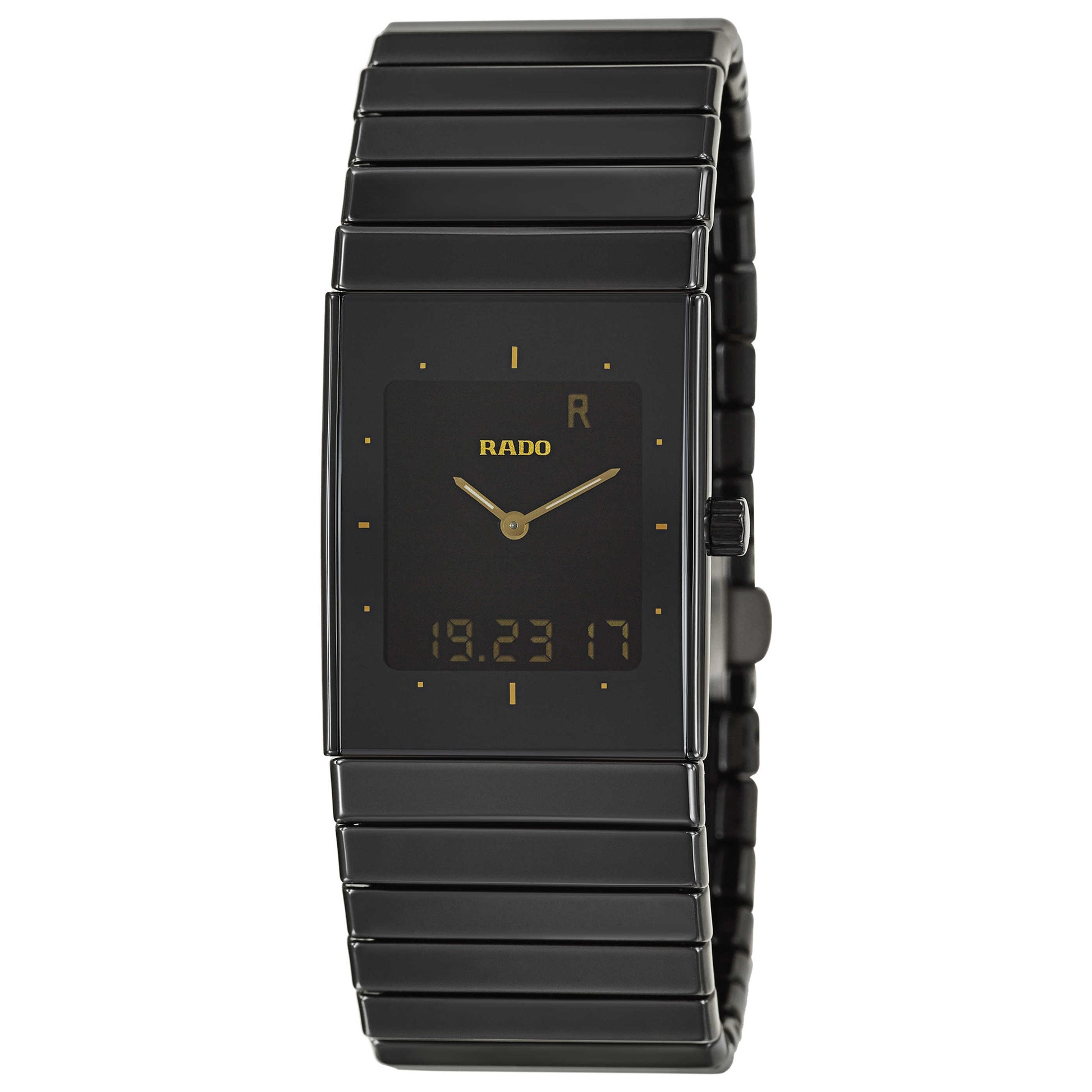Front view of Rado Ceramica Men's Swiss Quartz (Battery-Powered) Watch R21324162