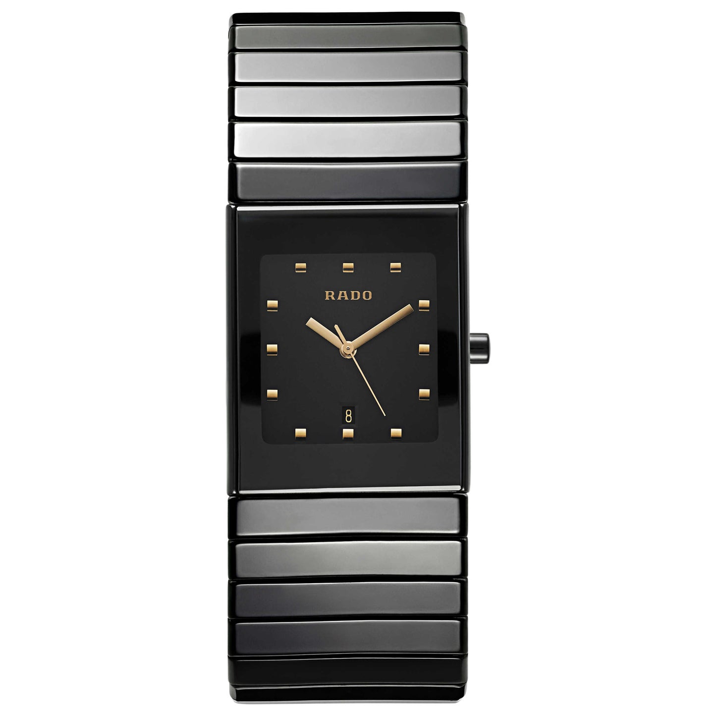 Front view of Rado Ceramica Men's Swiss Quartz (Battery-Powered) Watch R21347162