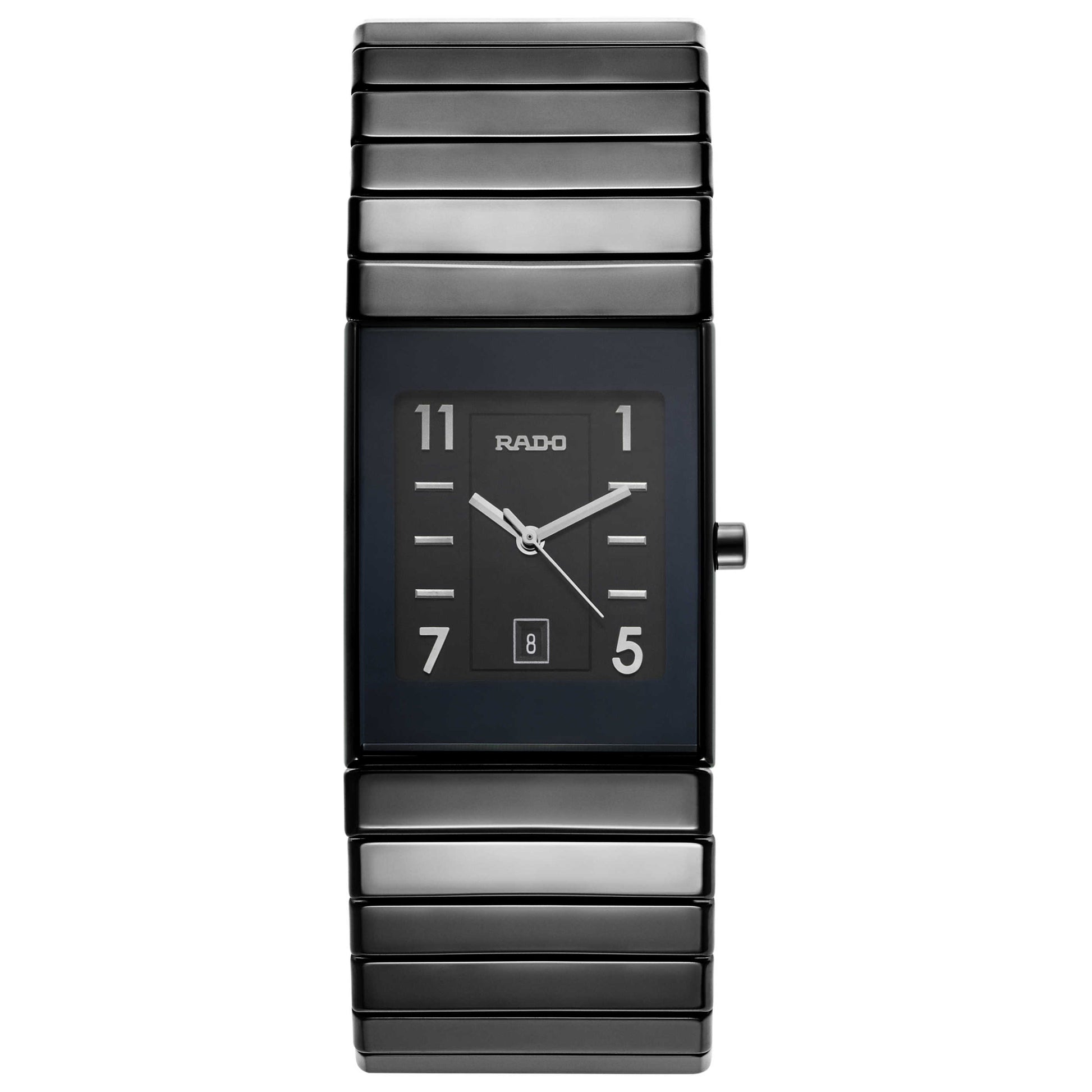 Front view of Rado Ceramica Men's Swiss Quartz (Battery-Powered) Watch R21347202