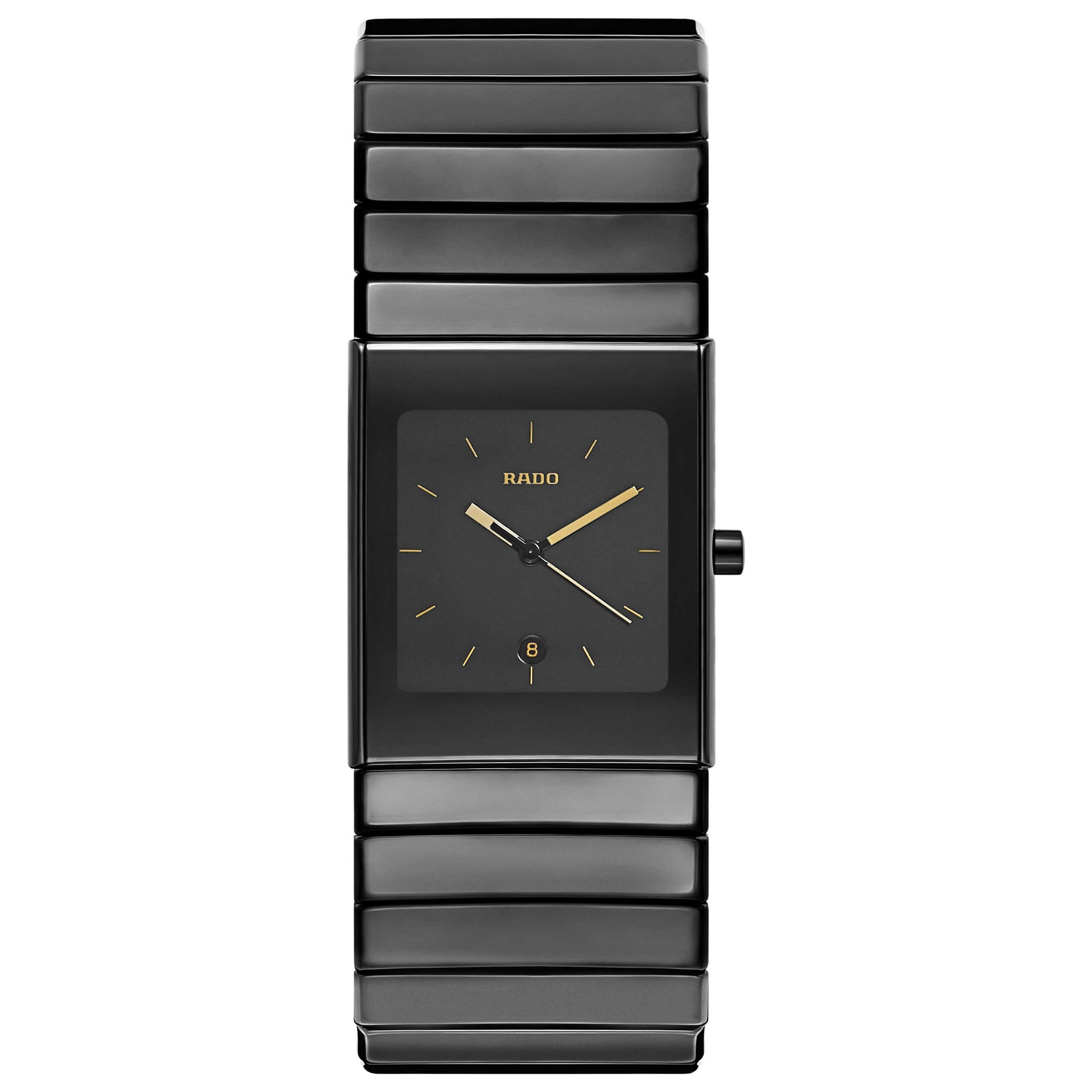 Front view of Rado Ceramica Women's Swiss Quartz (Battery-Powered) Watch R21347252