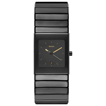 Front view of Rado Ceramica Women's Swiss Quartz (Battery-Powered) Watch R21347252