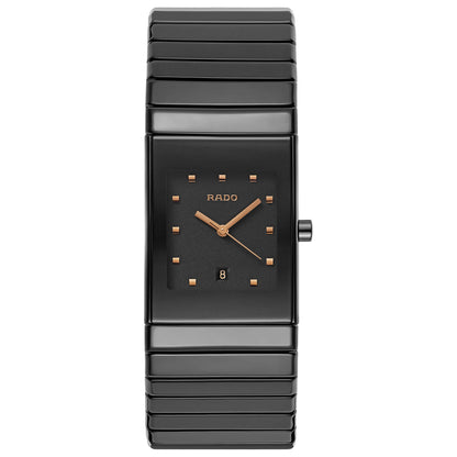 Front view of Rado Ceramica Women's Swiss Quartz (Battery-Powered) Watch R21348162